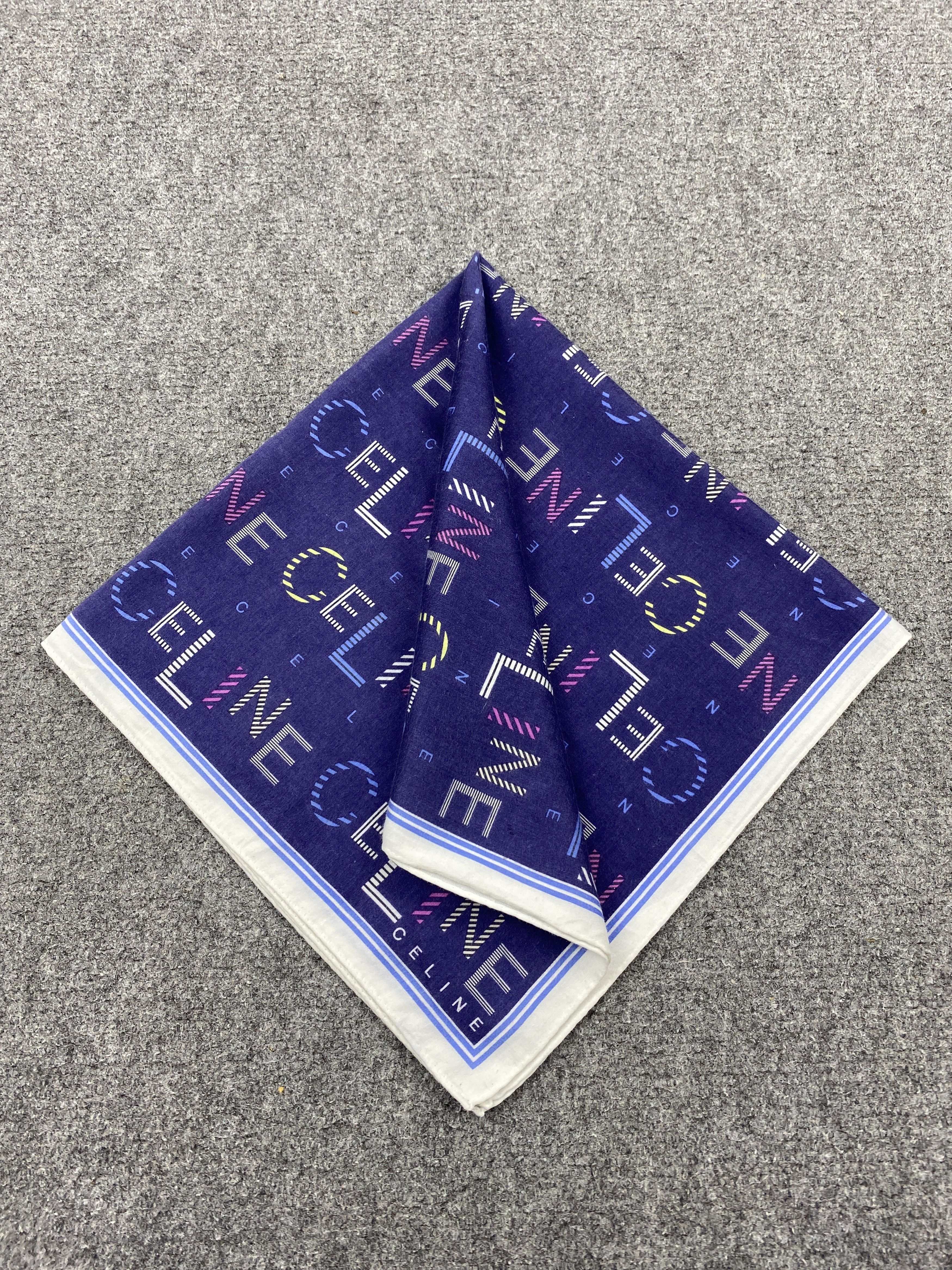 Celine Vintage Celine Handkerchief / Neckerchief HKC1139 Size ONE SIZE - 3 Thumbnail