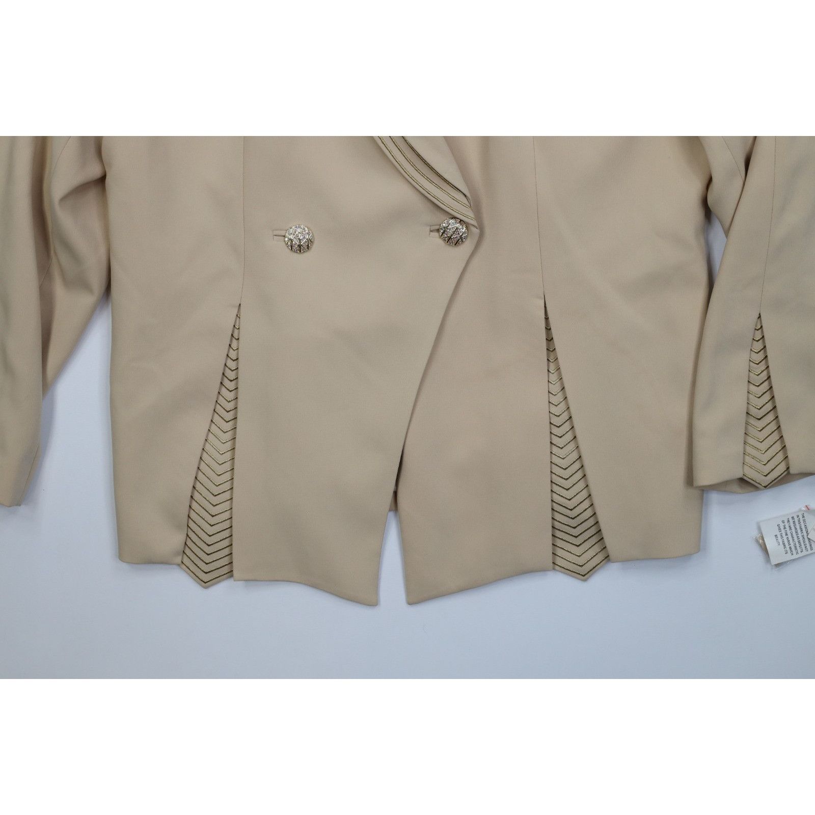 Vintage Deadstock Vintage 90s 2 Piece Church Wedding Skirt Suit Size L / US 10 / IT 46 - 5 Thumbnail