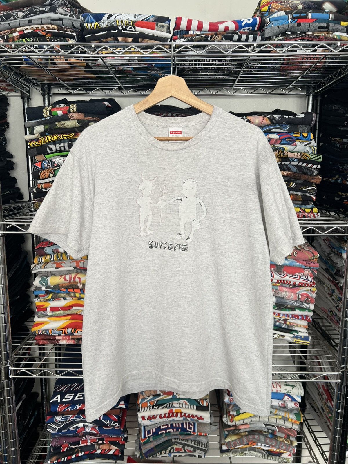 Supreme Supreme Devil Business Faded Skate Tee Size US M / EU 48-50 / 2 - 1 Thumbnail