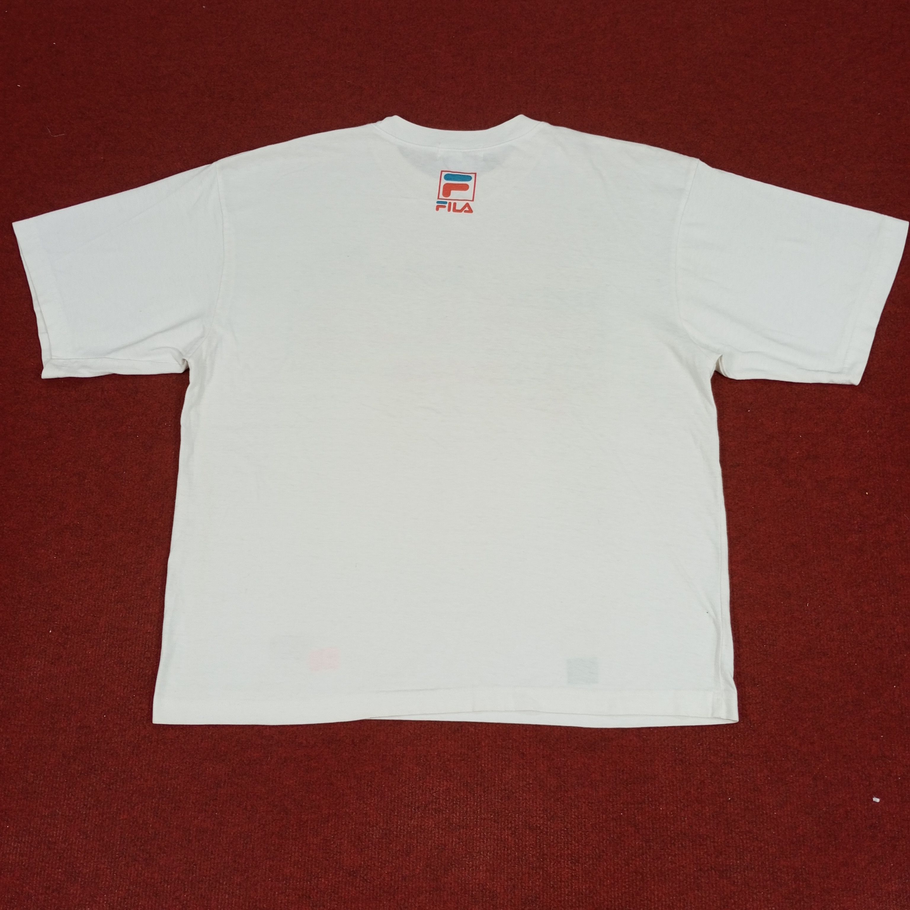 Fila × Vintage Fila Center Art Design Style Tshirt Size US XL / EU 56 / 4 - 3 Thumbnail