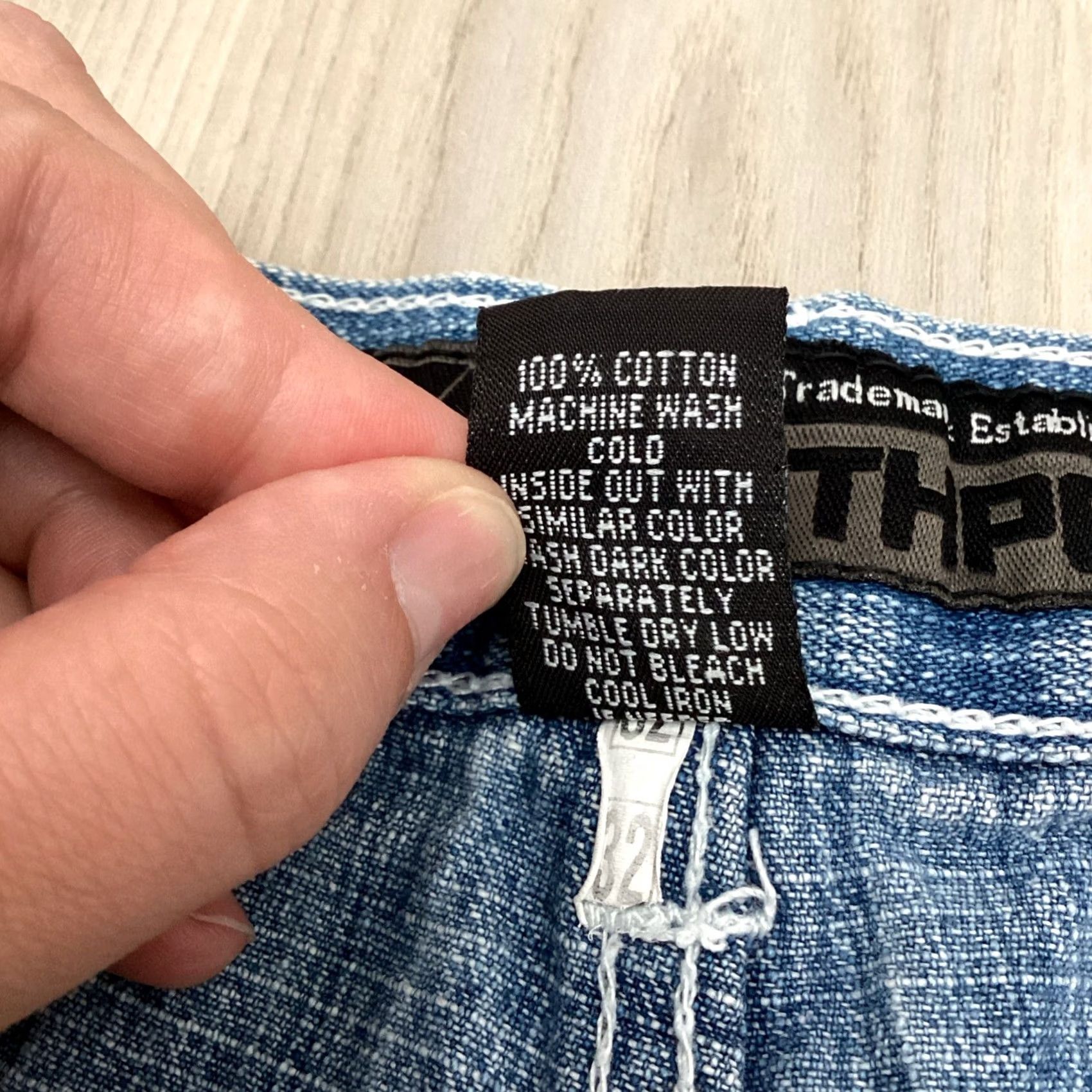 Southpole VINTAGE Southpole Jeans Men’s 34x29 Blue Denim Light Wash Y2K Grunge Hip Hop Black Tab Size US 34 / EU 50 - 7 Thumbnail
