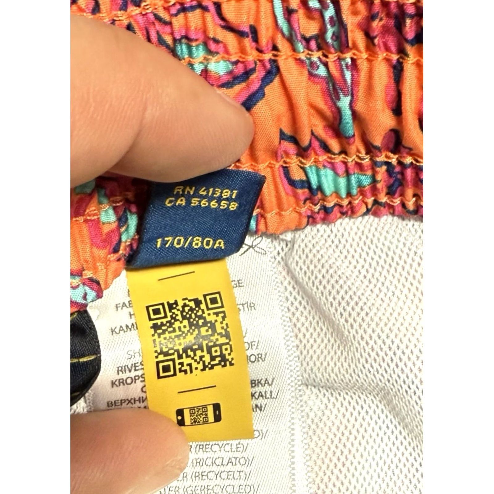 Polo Ralph Lauren VINTAGE Polo Ralph Lauren Swim Shorts Trunks Mens S Orange Lined 100% Polyester Polo Pony Beach Classic Logo Size US S / EU 44-46 / 1 - 5 Thumbnail