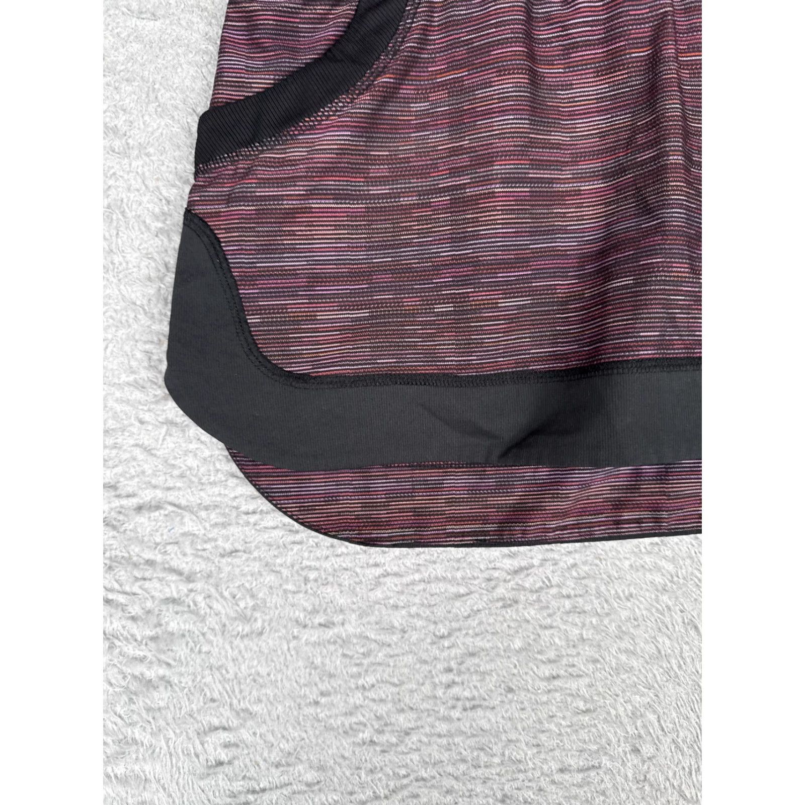 Lululemon Lululemon Skort Womens 4 Pink Black Striped Athletic Running Built In Shorts Gym Shirt Size 27" / US 4 / IT 40 - 3 Thumbnail