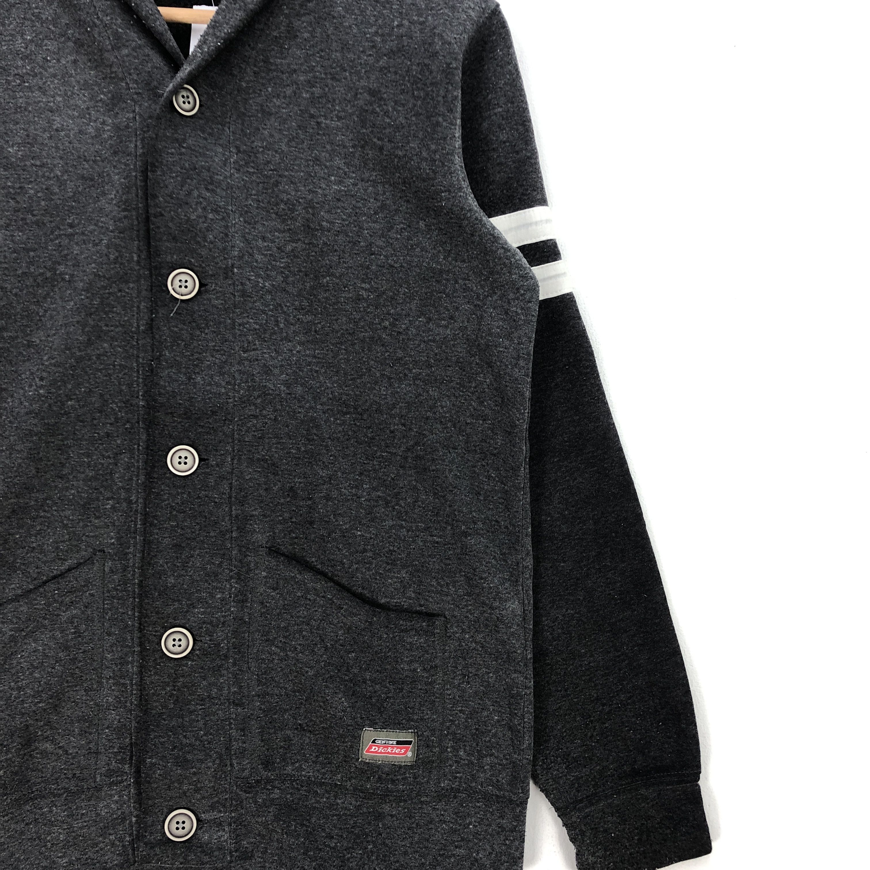 Dickies × Vintage Vintage 90s Dickies Sweater Cardigan Varsity Sweatshirt | . Size US M / EU 48-50 / 2 - 3 Thumbnail