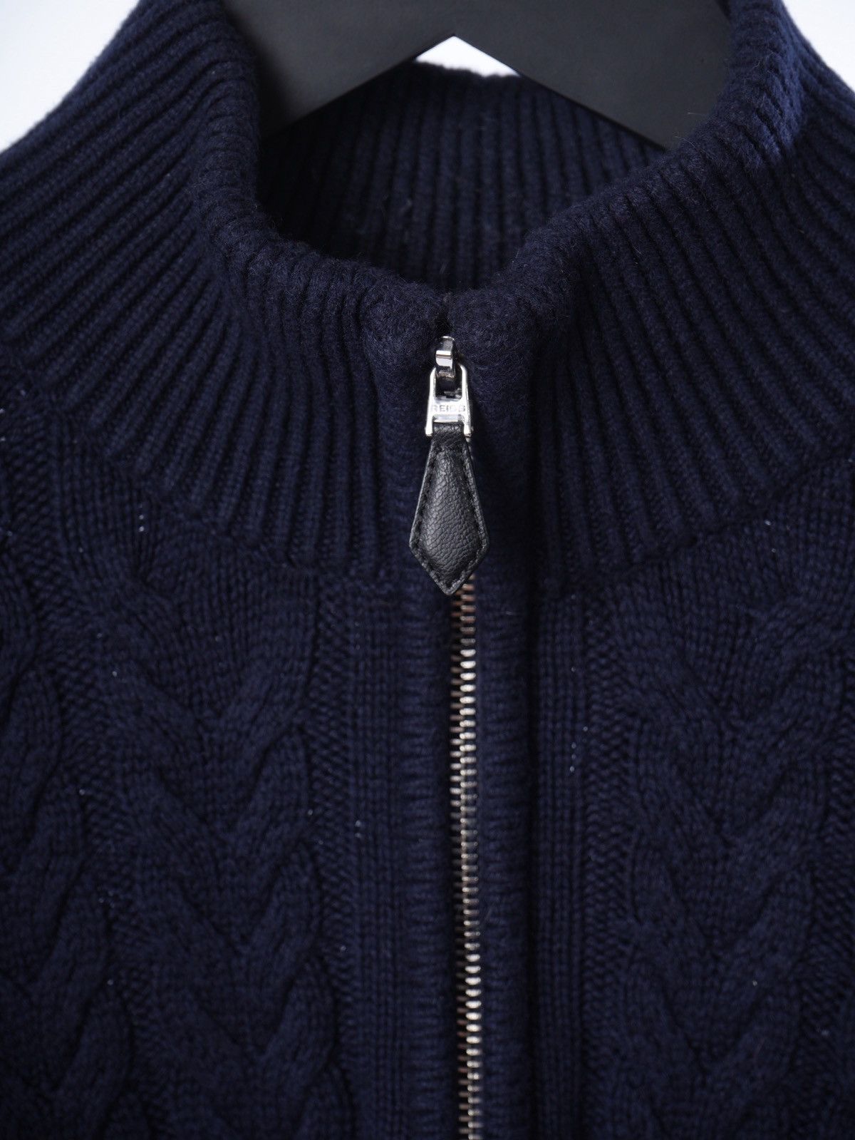 Reiss Reiss Heavy Knit Cotton Tamworth 1/4 zip Sweater XL Size US XL / EU 56 / 4 - 3 Thumbnail