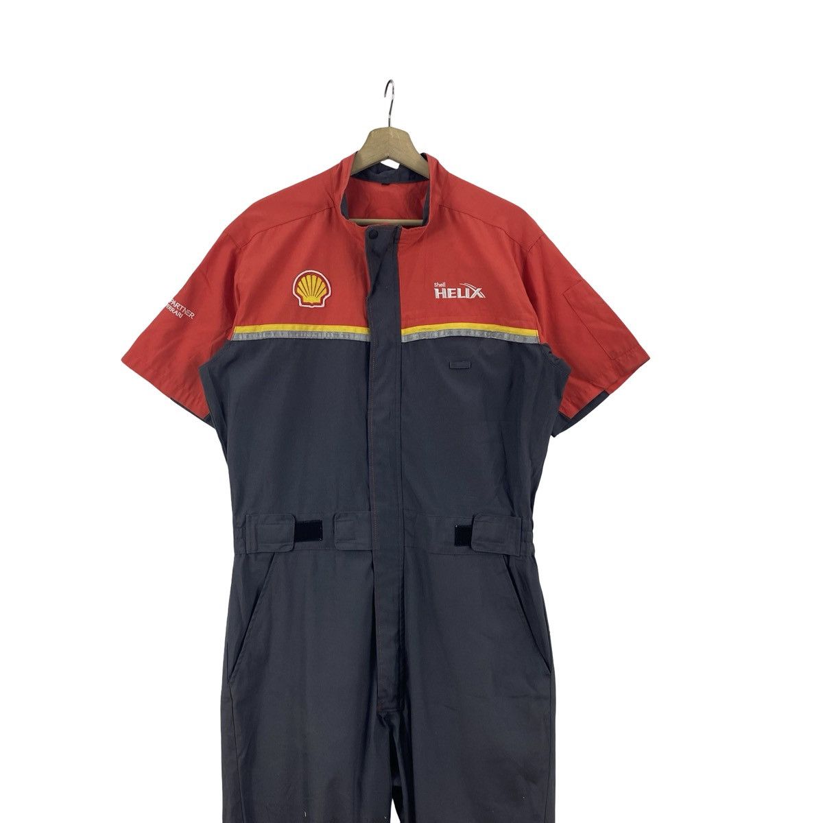 Vintage Vintage SHELL HELIX MECHANIC Coverall Jumpsuit Workwear Size US 36 / EU 52 - 2 Thumbnail