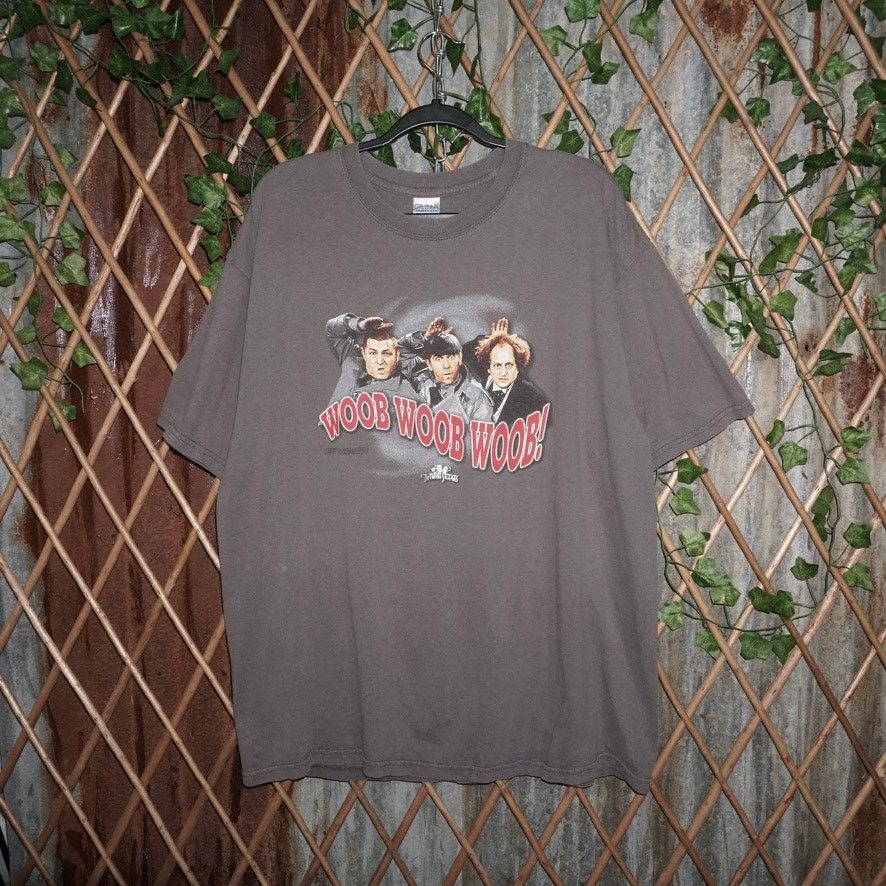 Gildan XL - Vintage /Y2K the Three Stooges movie promo 00s t-shirt Size US XL / EU 56 / 4 - 1 Thumbnail