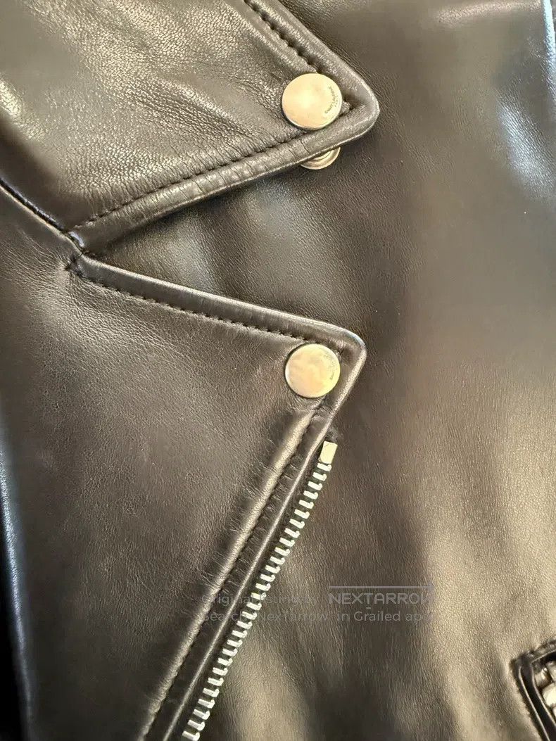 Saint Laurent Paris Saint Laurent Paris Motorcycle leather jacket Size US M / EU 48-50 / 2 - 8 Thumbnail