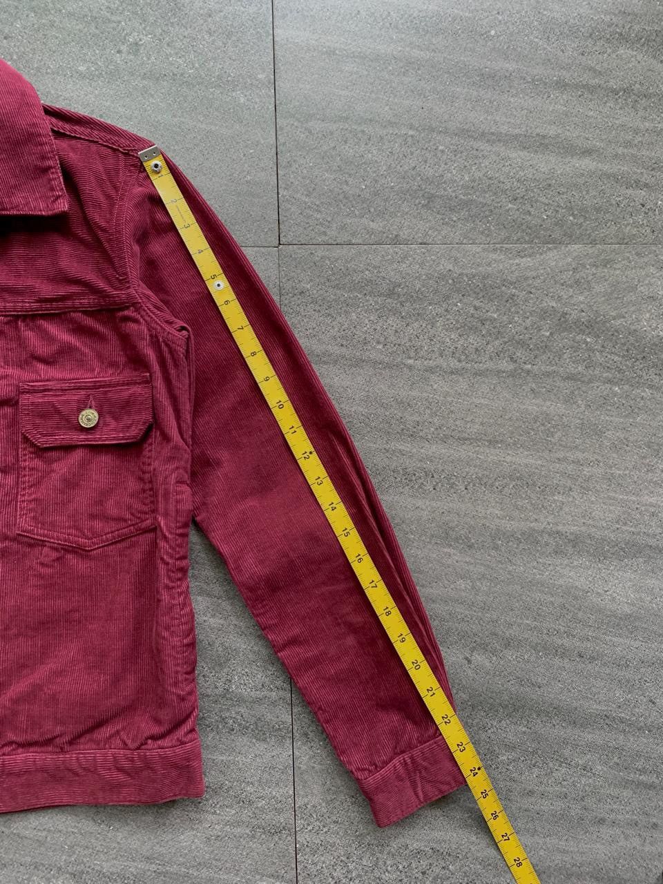 Visvim 101 Corduroy Trucker Jacket in Burgundy Size US S / EU 44-46 / 1 - 14 Thumbnail