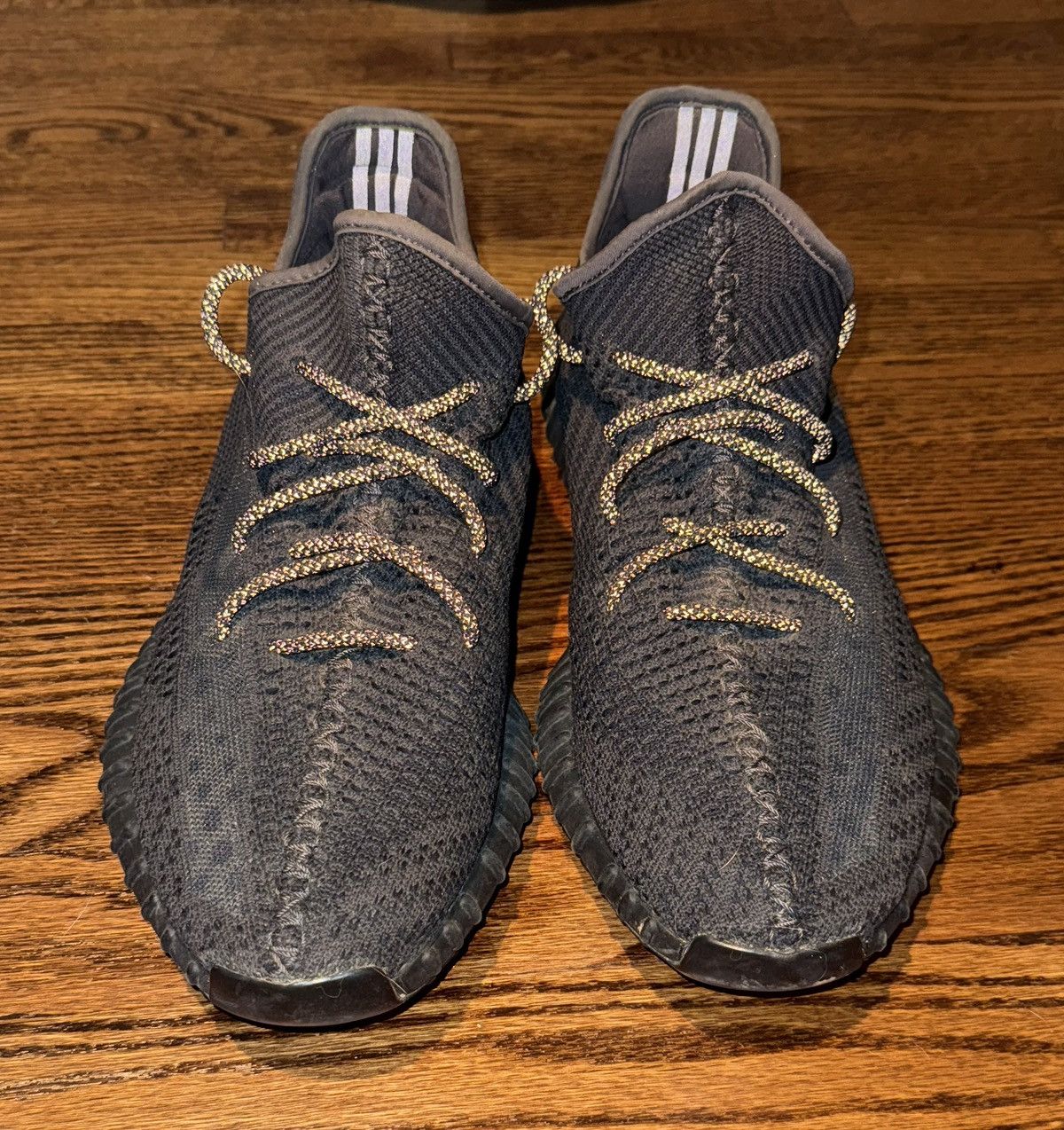 Yeezy Adidas Yeezy Boost 350 V2 Low Black Non-Reflective Size 13 Size US 13 / EU 46 - 2 Thumbnail