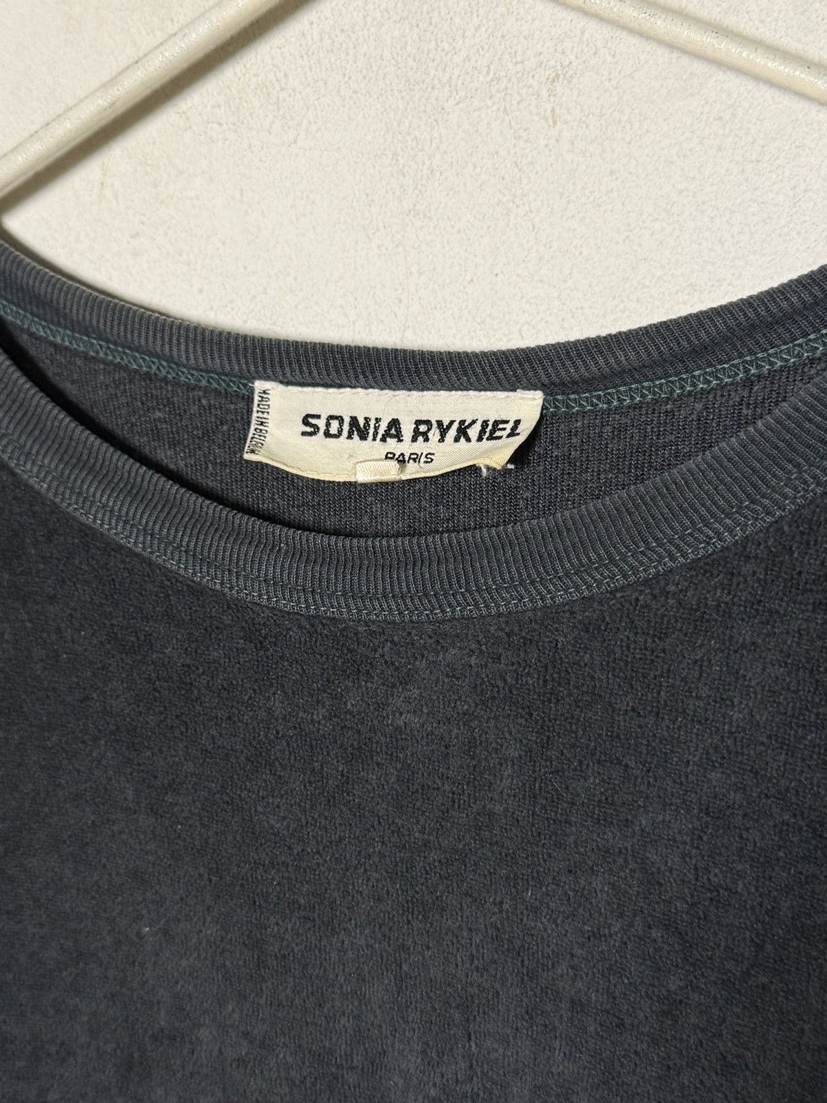 Sonia Rykiel Paris velour sweatshirt