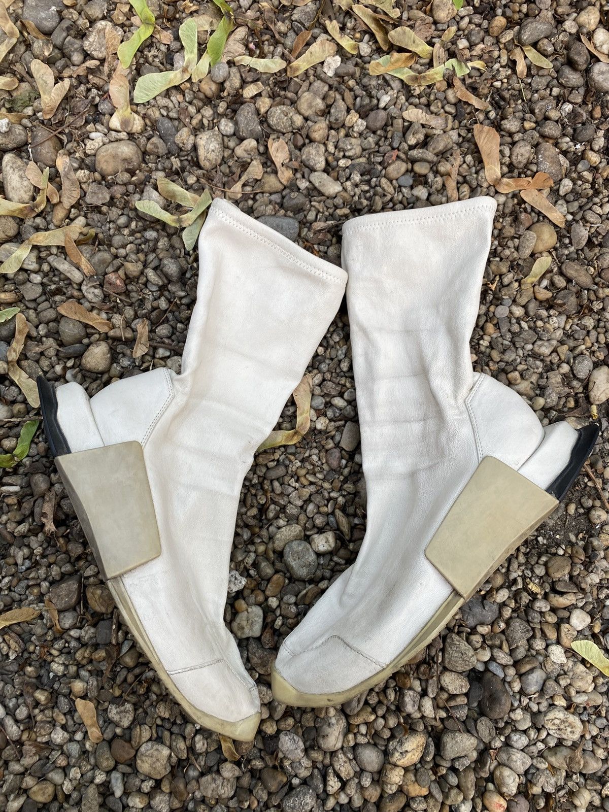 Rick Owens Rick Owens x Adidas Level Runner Sneakers Size US 6.5 / IT 36.5 - 2 Thumbnail