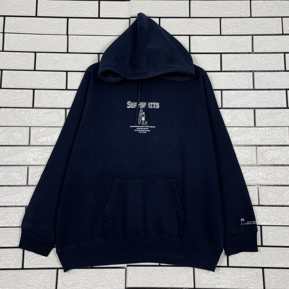 Japanese Brand Vintage La Horner Surf Spirits Pullover Hoodie Size US M / EU 48-50 / 2 - 1 Thumbnail
