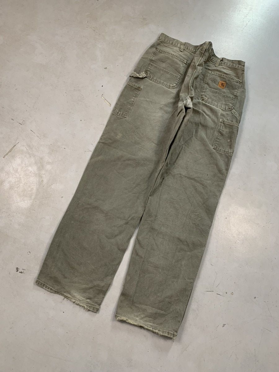 Carhartt Vintage carhartt b136 moss double knee Size US 40 / EU 56 - 2 Thumbnail