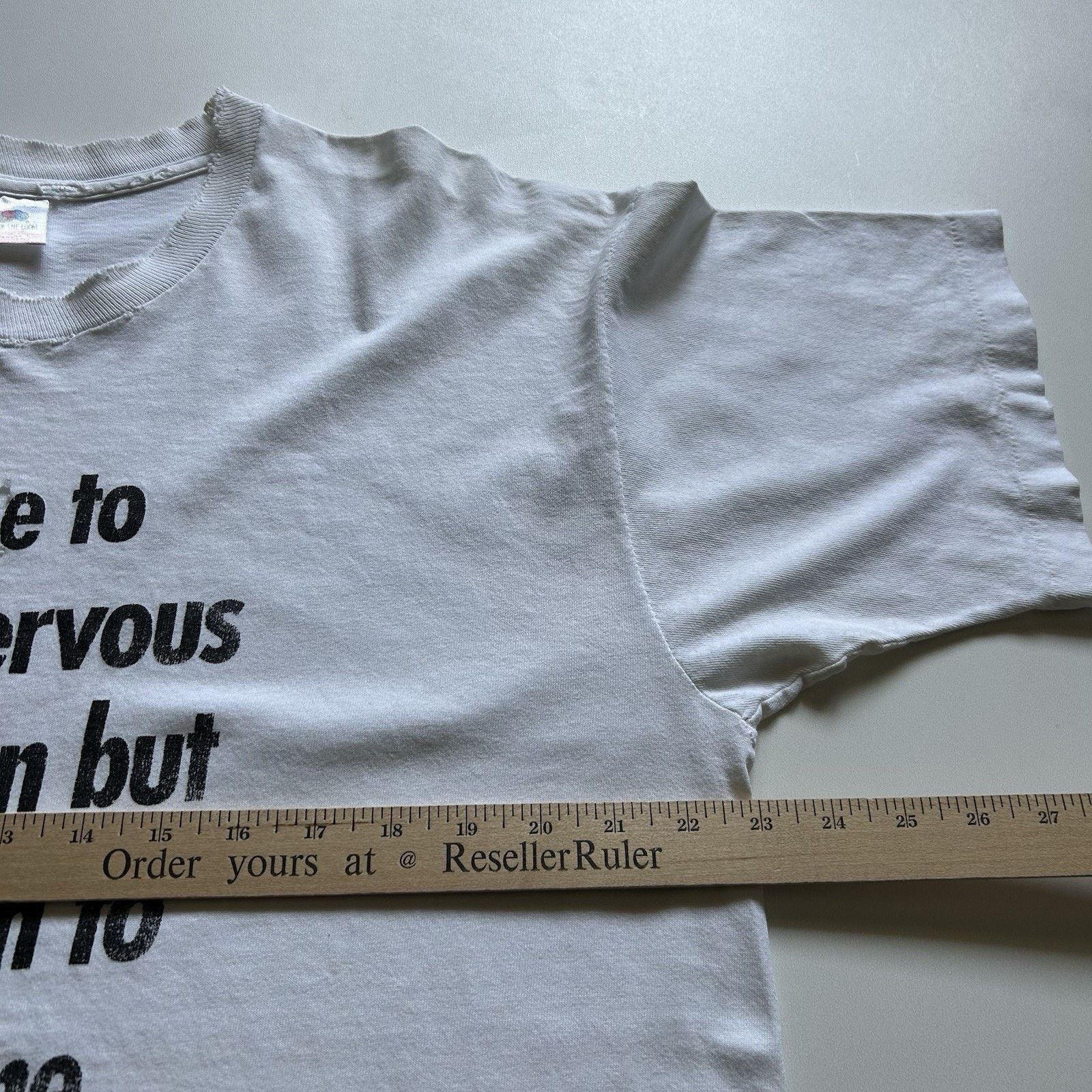 Fruit Of The Loom × Vintage Vintage Nervous Breakdown T-Shirt XL 90s Distressed Funny Size US XL / EU 56 / 4 - 4 Thumbnail