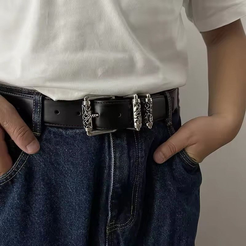 Other cowhide Real leather belt Size ONE SIZE - 6 Thumbnail