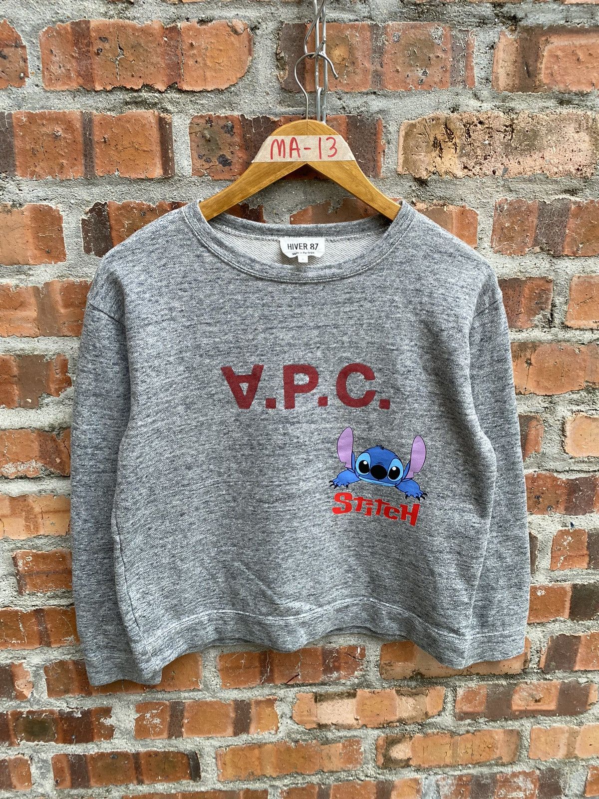 A.P.C. APC x lilo and stitch swetshirt Size S / US 4 / IT 40 - 2 Thumbnail