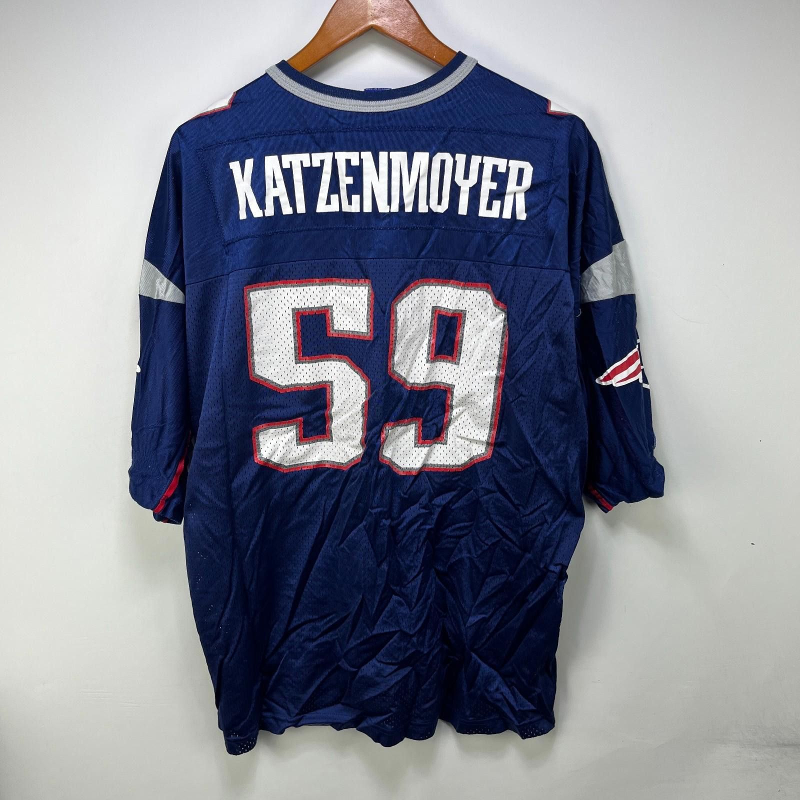 Champion Vintage 90s New England Patriots KatZenMoyer Jersey 2XL Size ONE SIZE - 7 Thumbnail