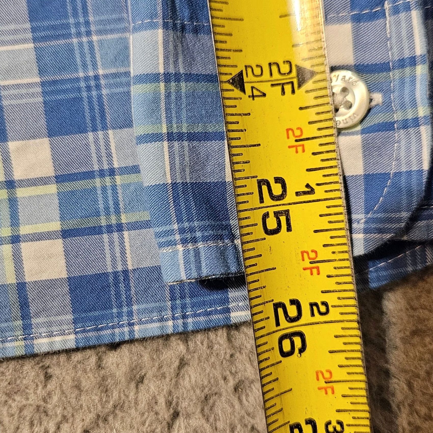 Vineyard Vines Vineyard Vines Mens XL Blue Plaid Long Sleeve Shirt Size US XL / EU 56 / 4 - 7 Thumbnail