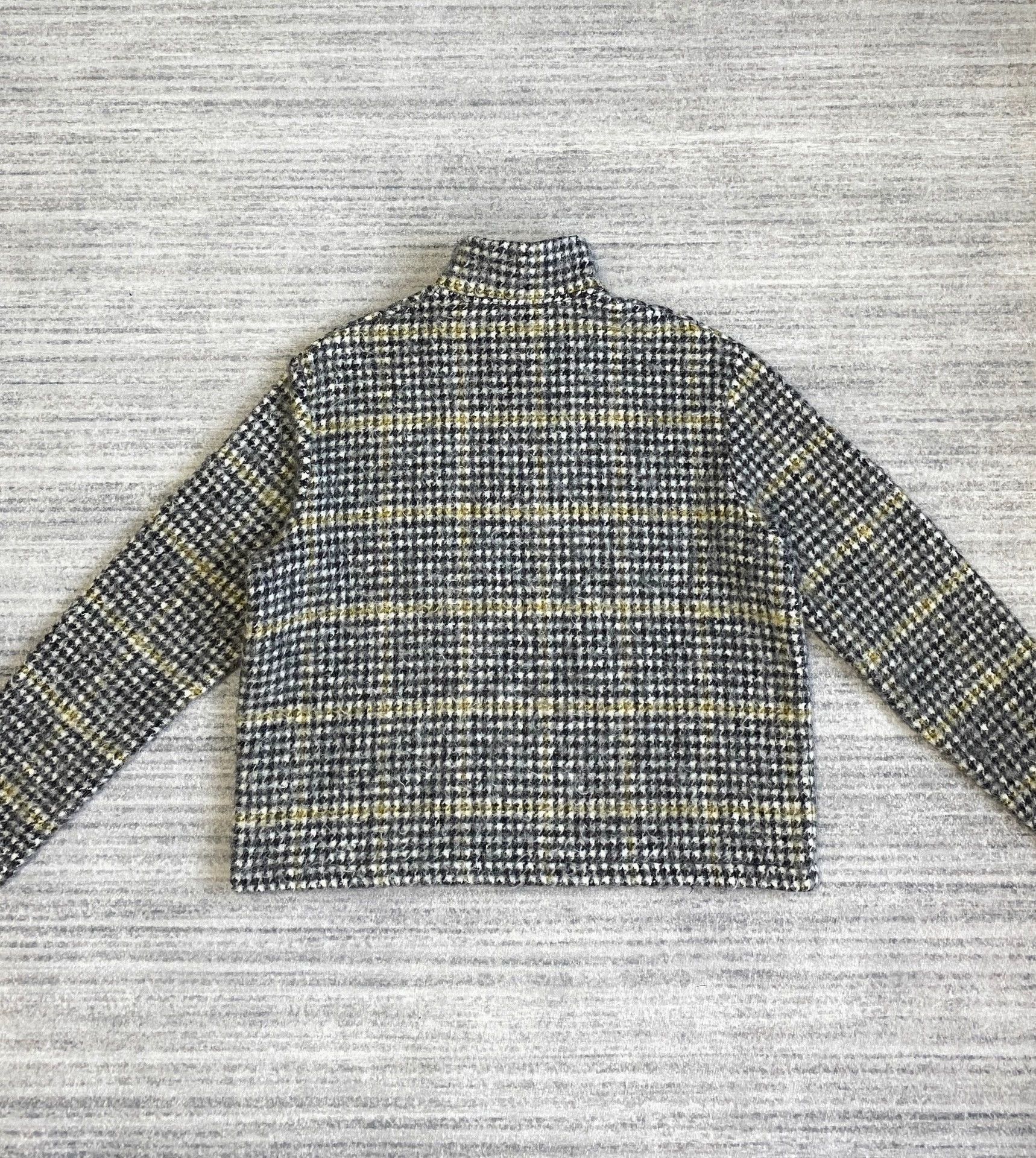Our Legacy Our Legacy Nerd Yellow Green Check Wool Jacket Size US S / EU 44-46 / 1 - 2 Thumbnail