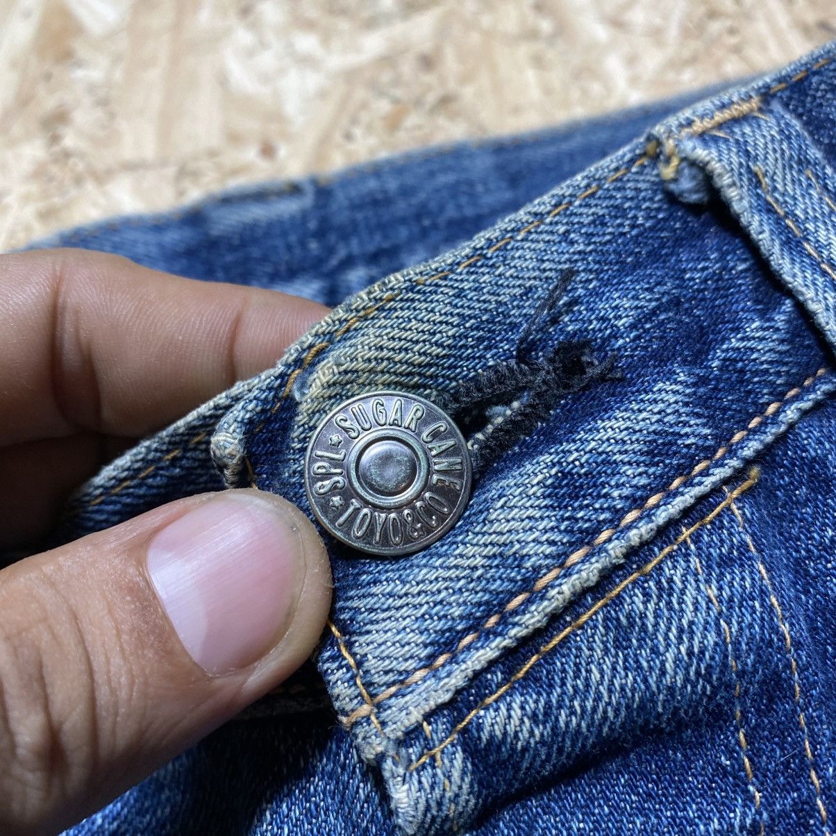Sugar Cane Vintage Distressed Sugar Cane Selvedge Jeans Size US 31 - 3 Thumbnail