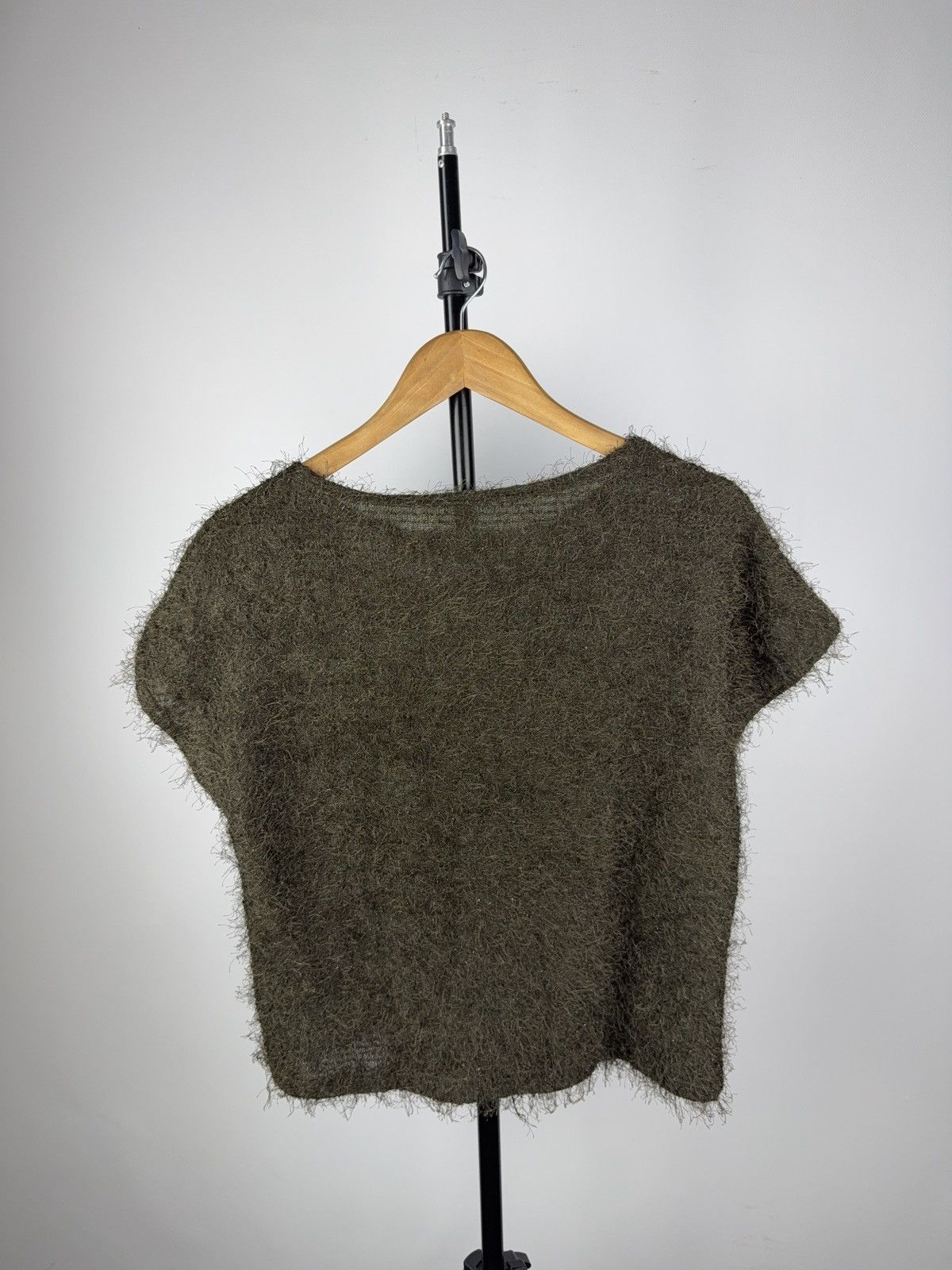 Japanese Brand Vintage Retro Japanese style Mohair Fuzzy Sweater / T shirt Size M / US 6-8 / IT 42-44 - 5 Thumbnail