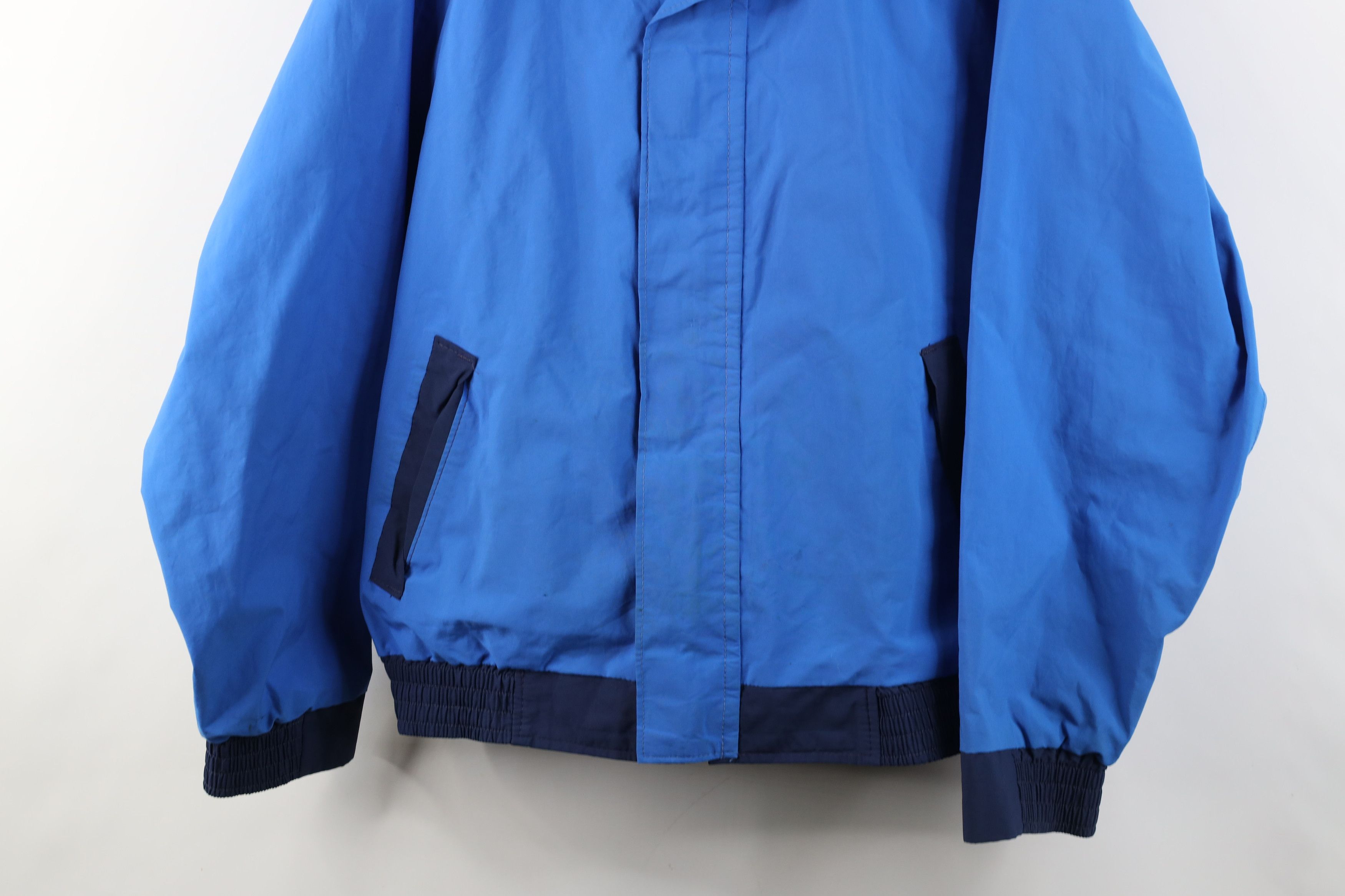Goretex Vintage 90s Streetwear Goretex Rain Bomber Jacket Blue USA Size US M / EU 48-50 / 2 - 3 Thumbnail