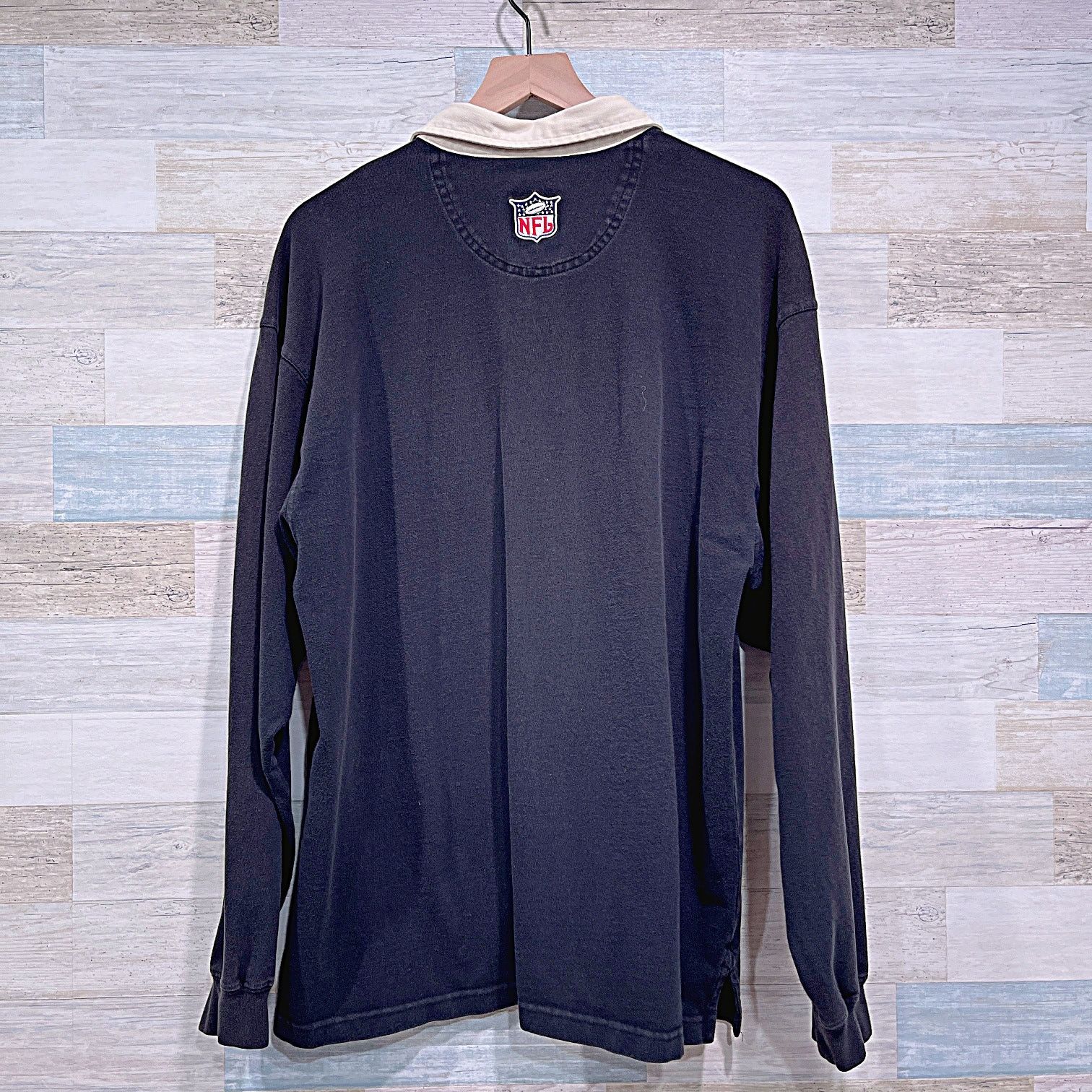 NFL × Vintage CAROLINA PANTHERS Vintage Polo Black Stripe NFL Mens Large Size US L / EU 52-54 / 3 - 5 Thumbnail
