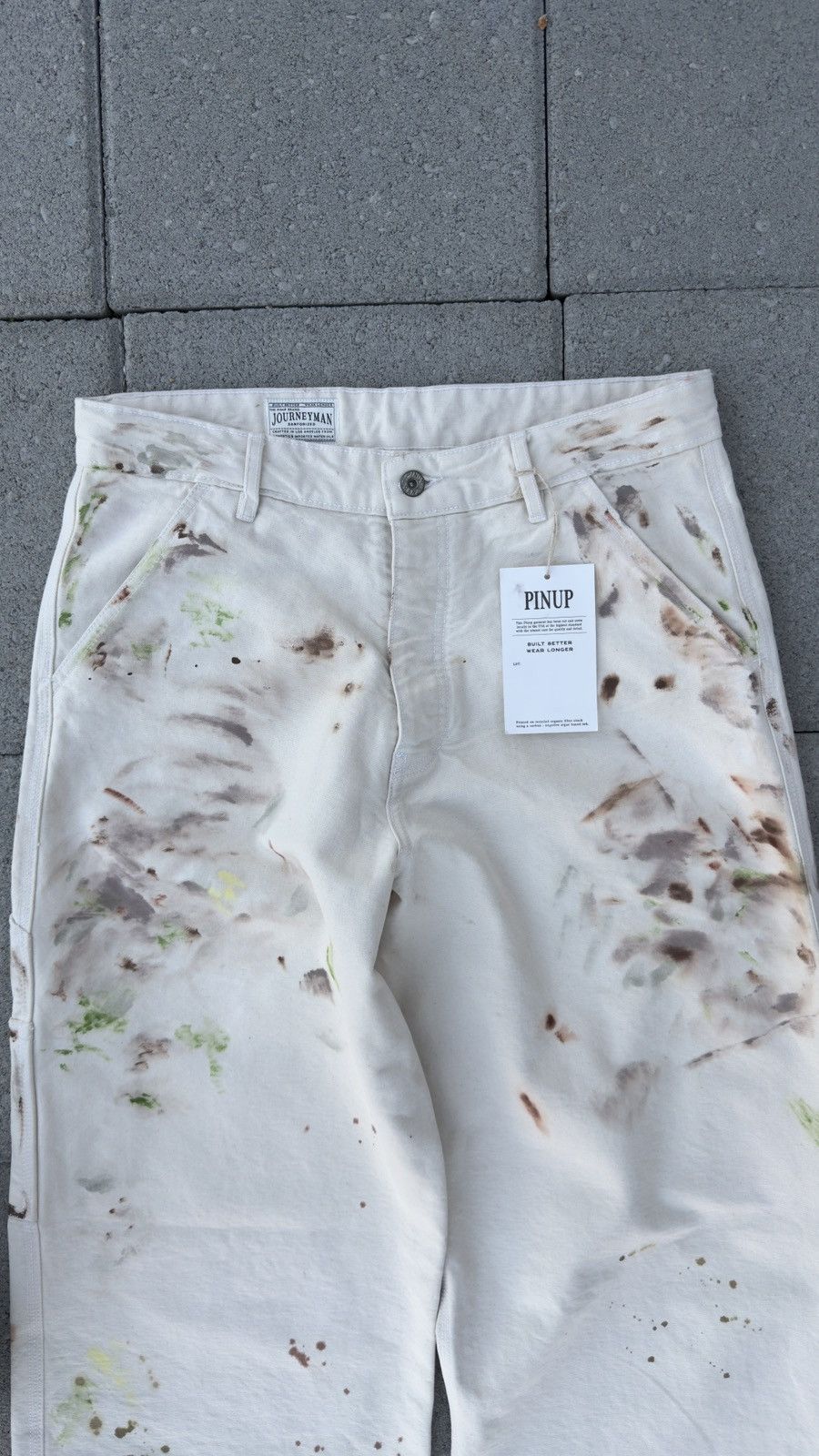 Other Cream Painted Journeyman’s Size US 32 / EU 48 - 3 Thumbnail