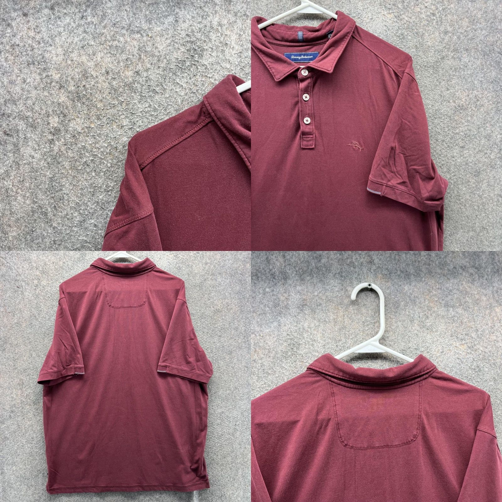 Tommy Bahama VINTAGE Tommy Bahama Polo Shirt Mens XL Red Solid Marlin Logo Stretch Relaxed Casual Size US XL / EU 56 / 4 - 8 Thumbnail