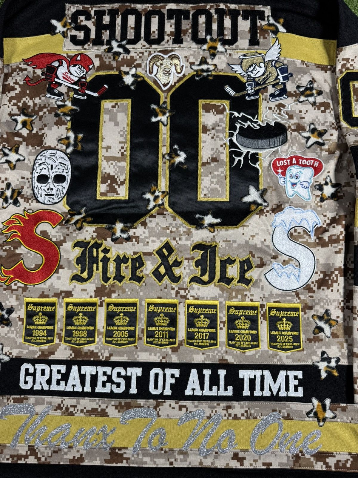 Supreme Supreme Fire & Ice Hockey Jersey Size US L / EU 52-54 / 3 - 4 Thumbnail
