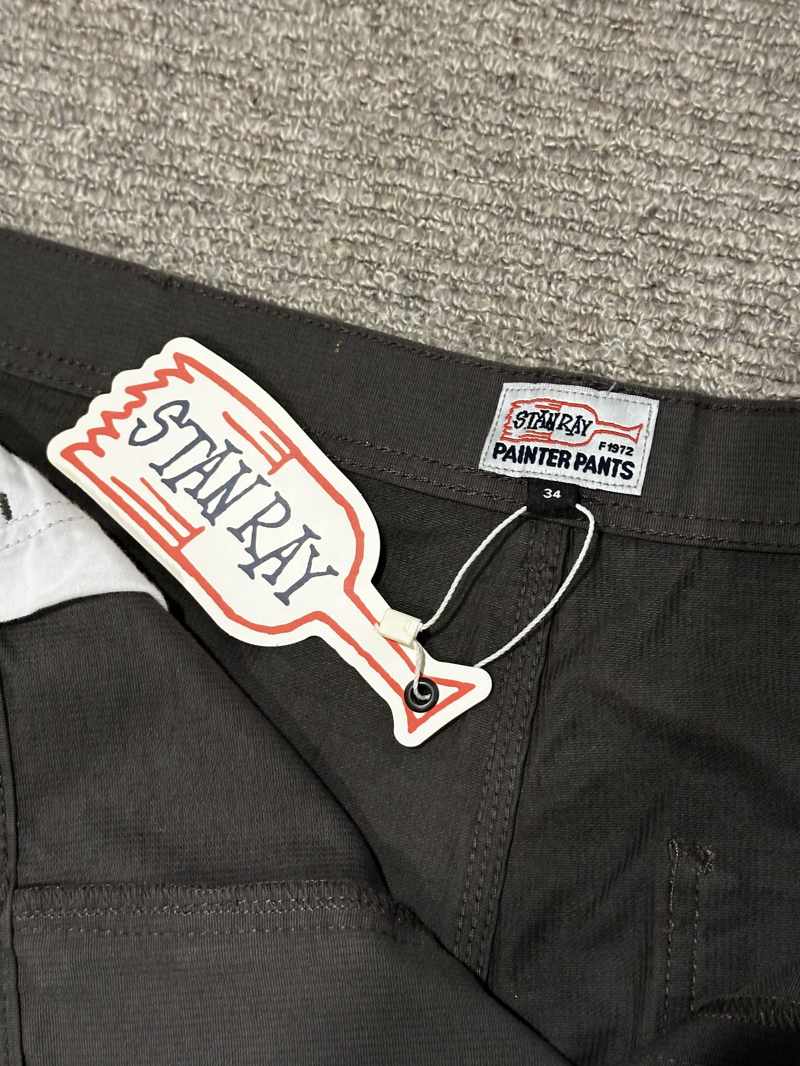 Stan Ray OG Painter Pants (Charcoal Bedford) Size US 34 / EU 50 - 3 Thumbnail