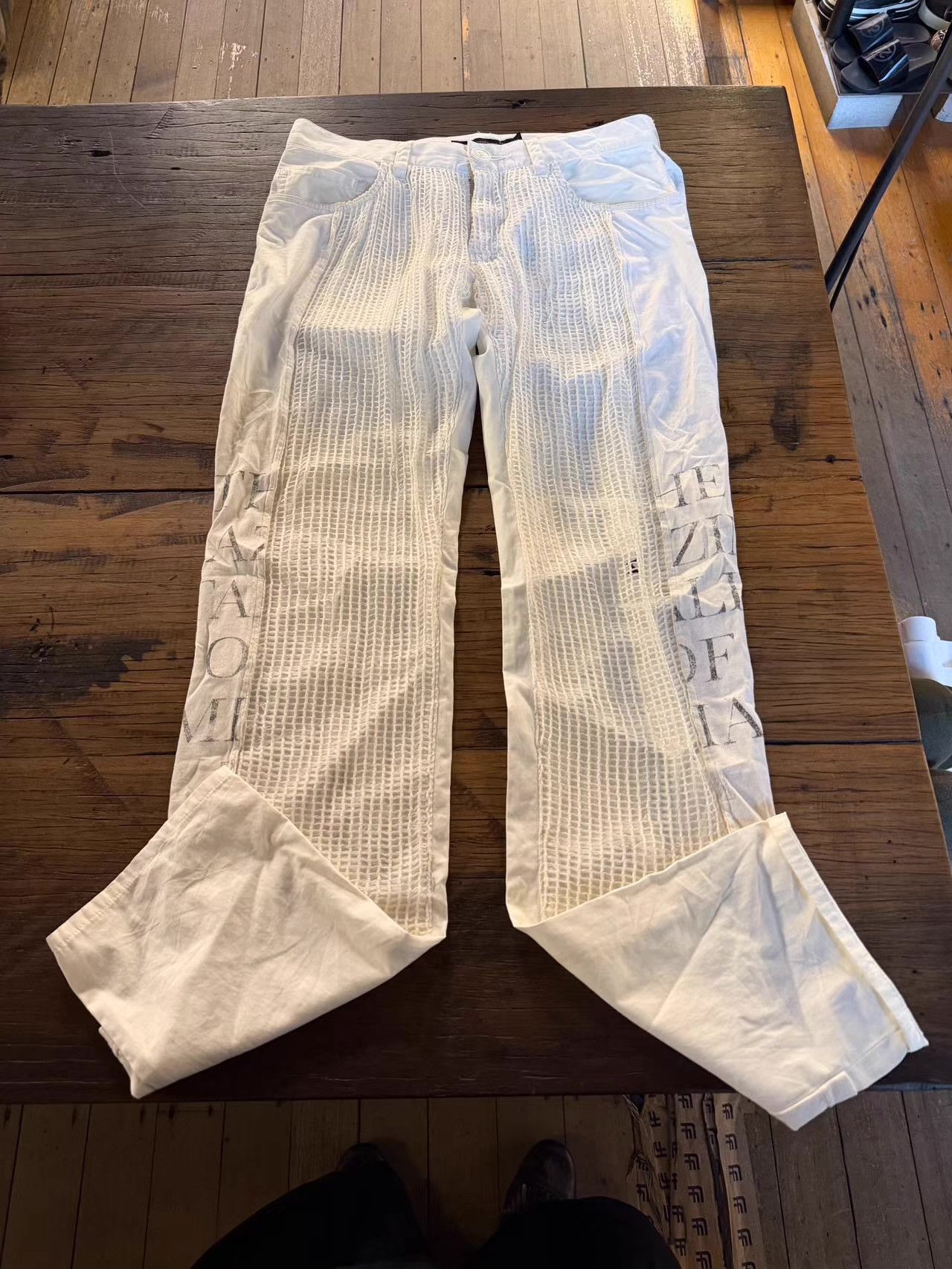 Undercover UNDERCOVER 06SS T‑period grid back‑hem trousers Ｑ25 Size US 30 / EU 46 - 1 Thumbnail