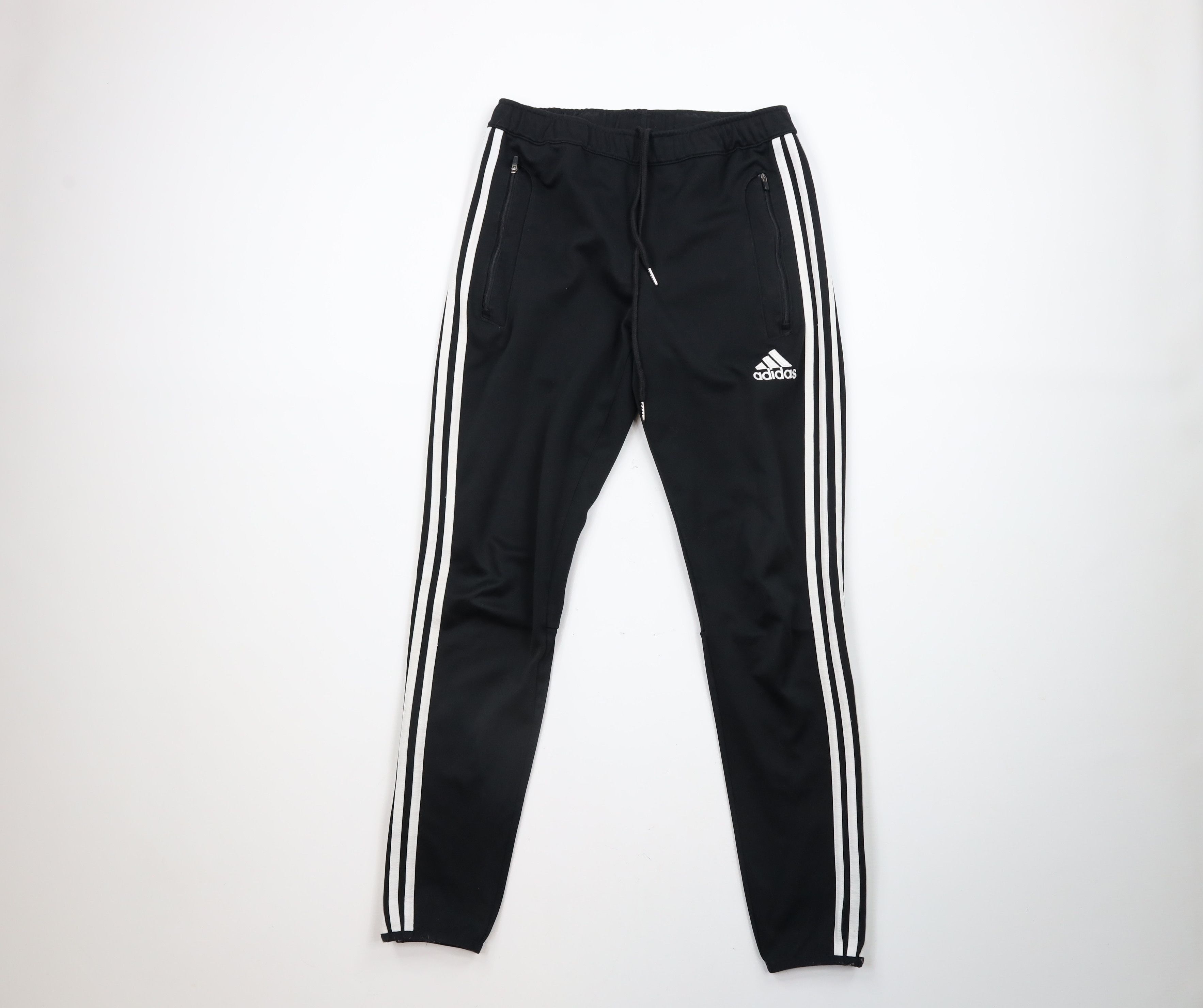 Adidas × Vintage Vintage Adidas Tapered Leg Soccer Warm Up Pants Black Size US 32 / EU 48 - 1 Thumbnail