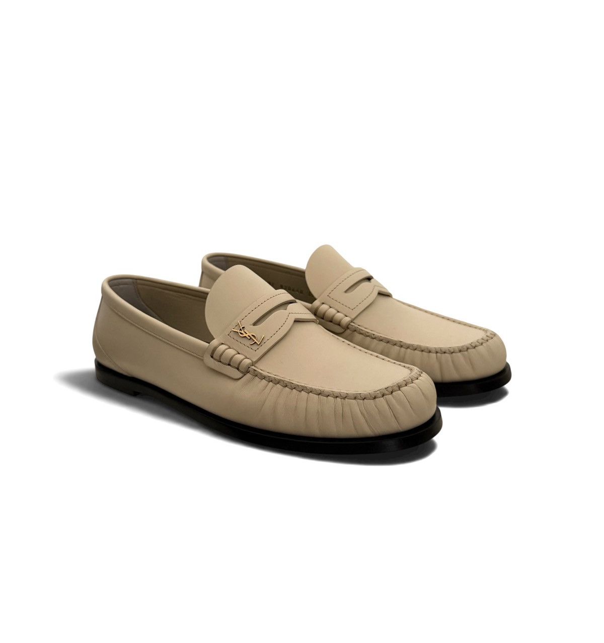 Saint Laurent Paris Saint Laurent YSL Smooth leather loafers Size US 9.5 / IT 39.5 - 1 Thumbnail