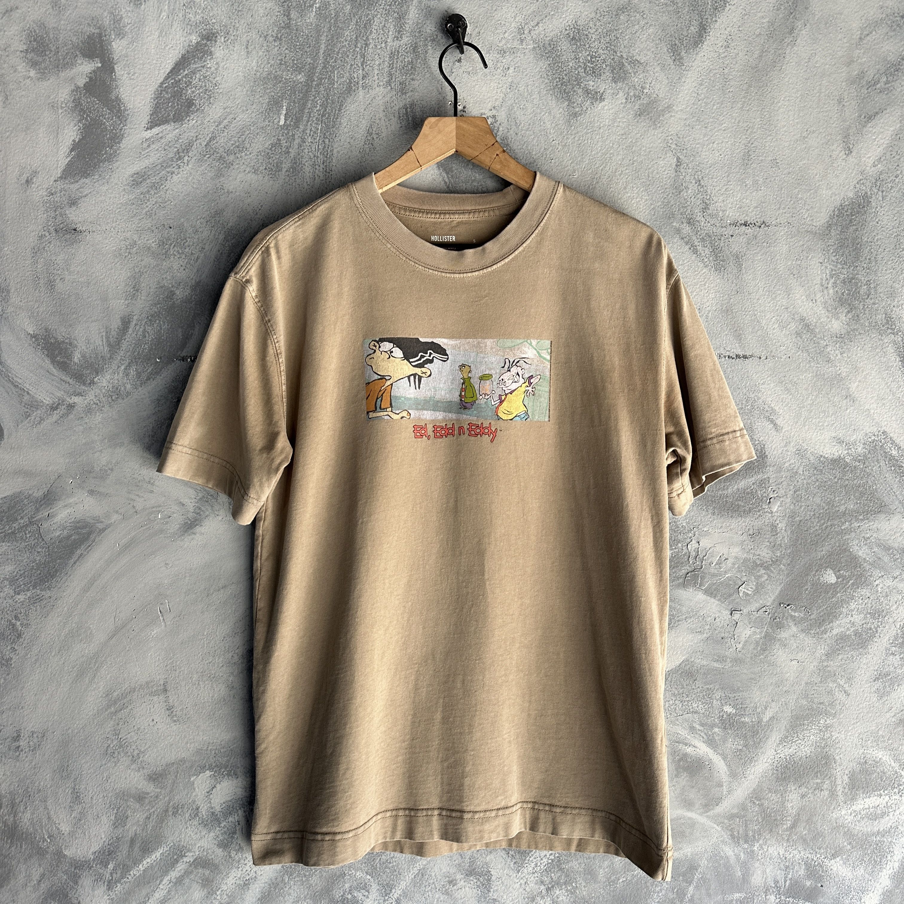 Hollister Hollister Ed Edd N Eddy T Shirt Mens Heavyweight Boxy Fit Size US S / EU 44-46 / 1 - 1 Thumbnail
