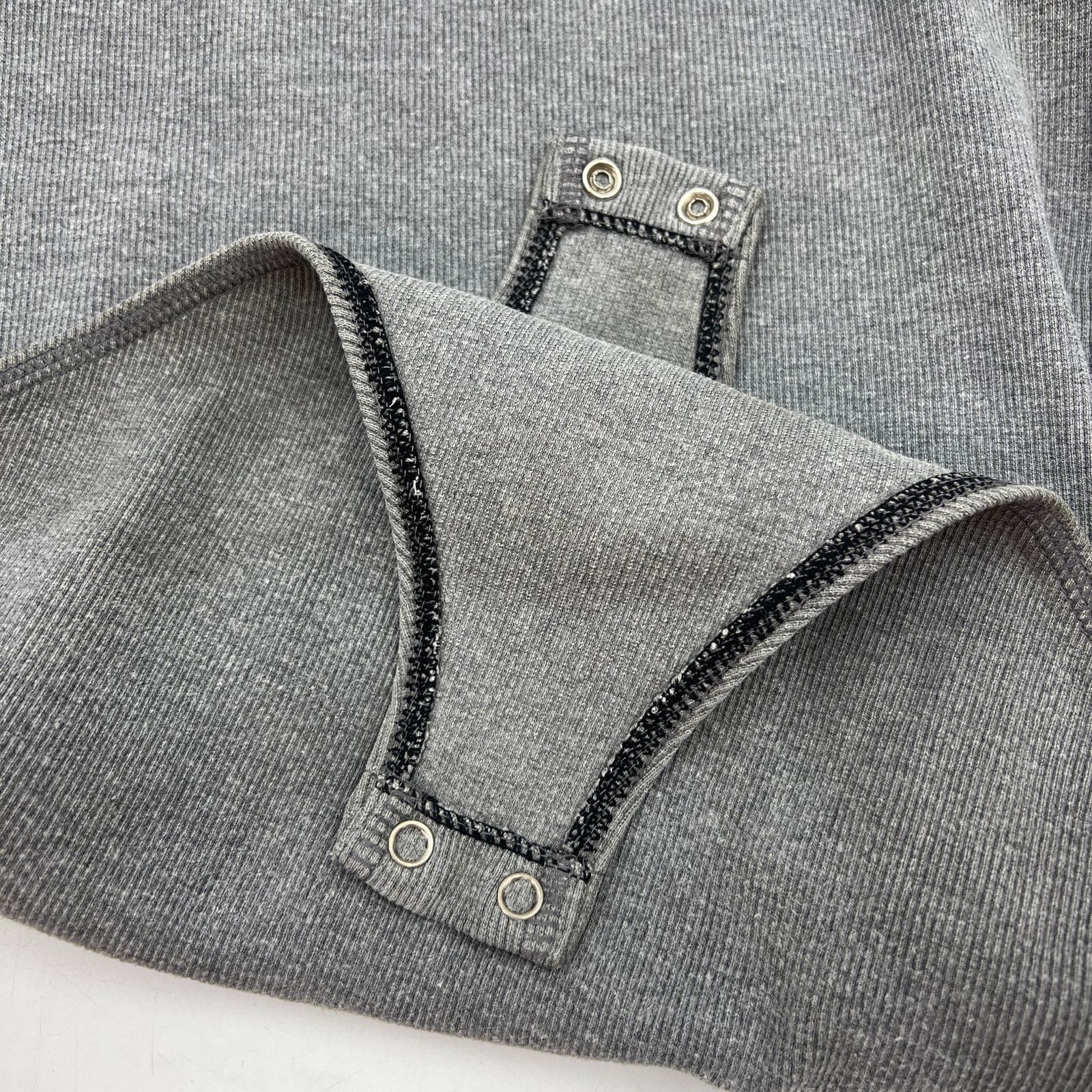 Ralph Lauren Vintage Ralph Lauren Ribbed Bodysuit Gray Size M / US 6-8 / IT 42-44 - 7 Thumbnail