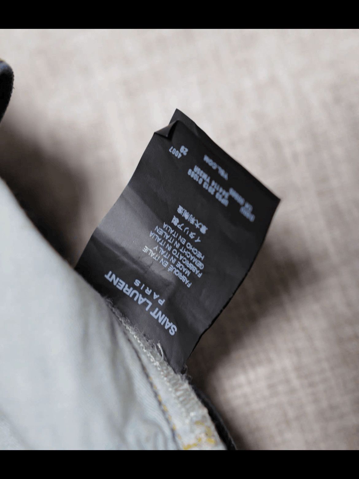 Saint Laurent Paris Saint Laurent Paris 14SS D01 Classic Washed Denim Size US 29 - 3 Thumbnail