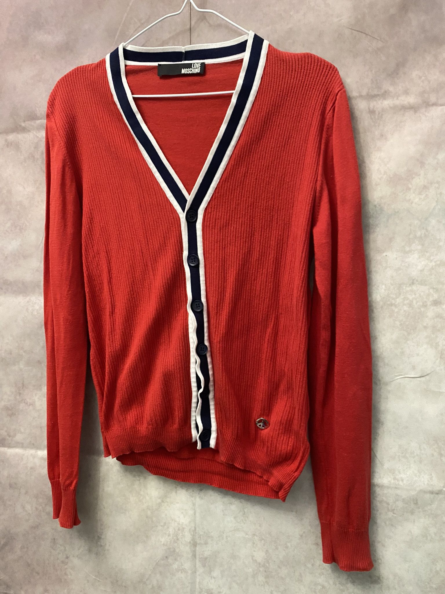 Designer × Moschino Love Moschino Sweater Cardigan Luxury Size US M / EU 48-50 / 2 - 1 Thumbnail