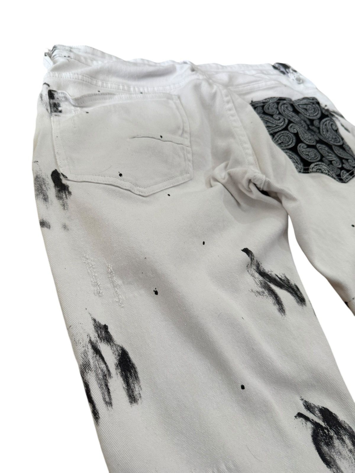 Japanese Brand × Kapital Japanese Brand Novamen Distressed Bandana Destroyed Jeans Size US 34 / EU 50 - 19 Thumbnail
