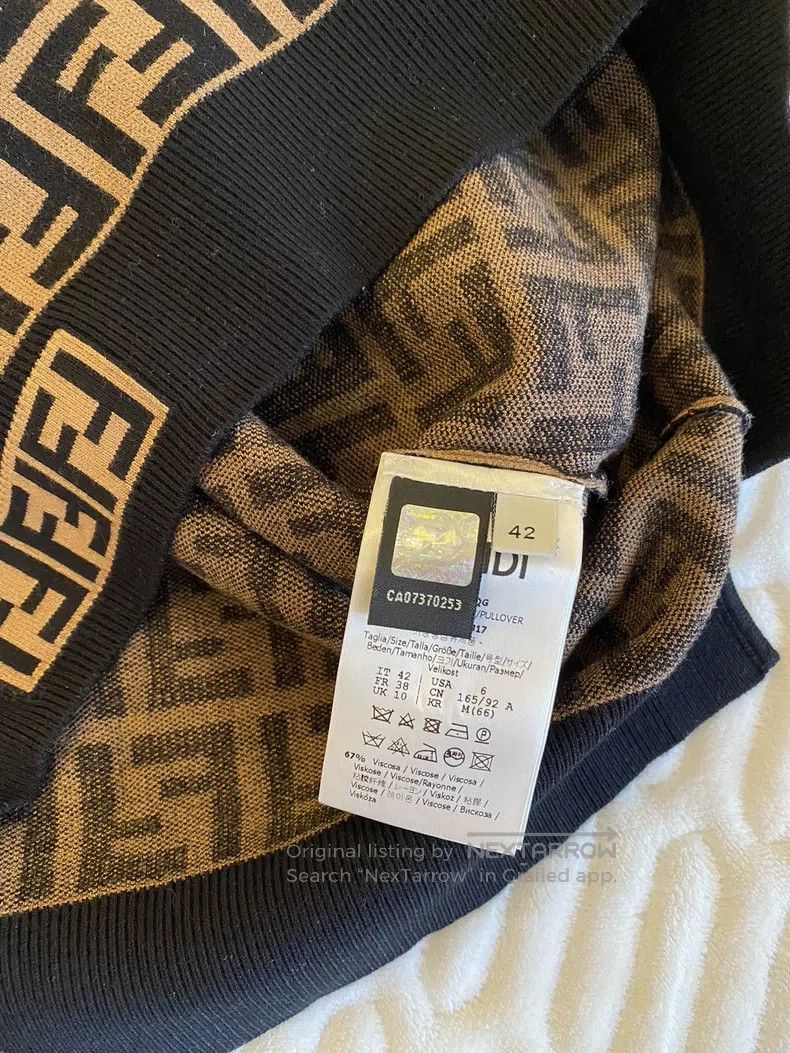 Fendi Fendi Old flower letter sweater Size S / US 4 / IT 40 - 5 Thumbnail