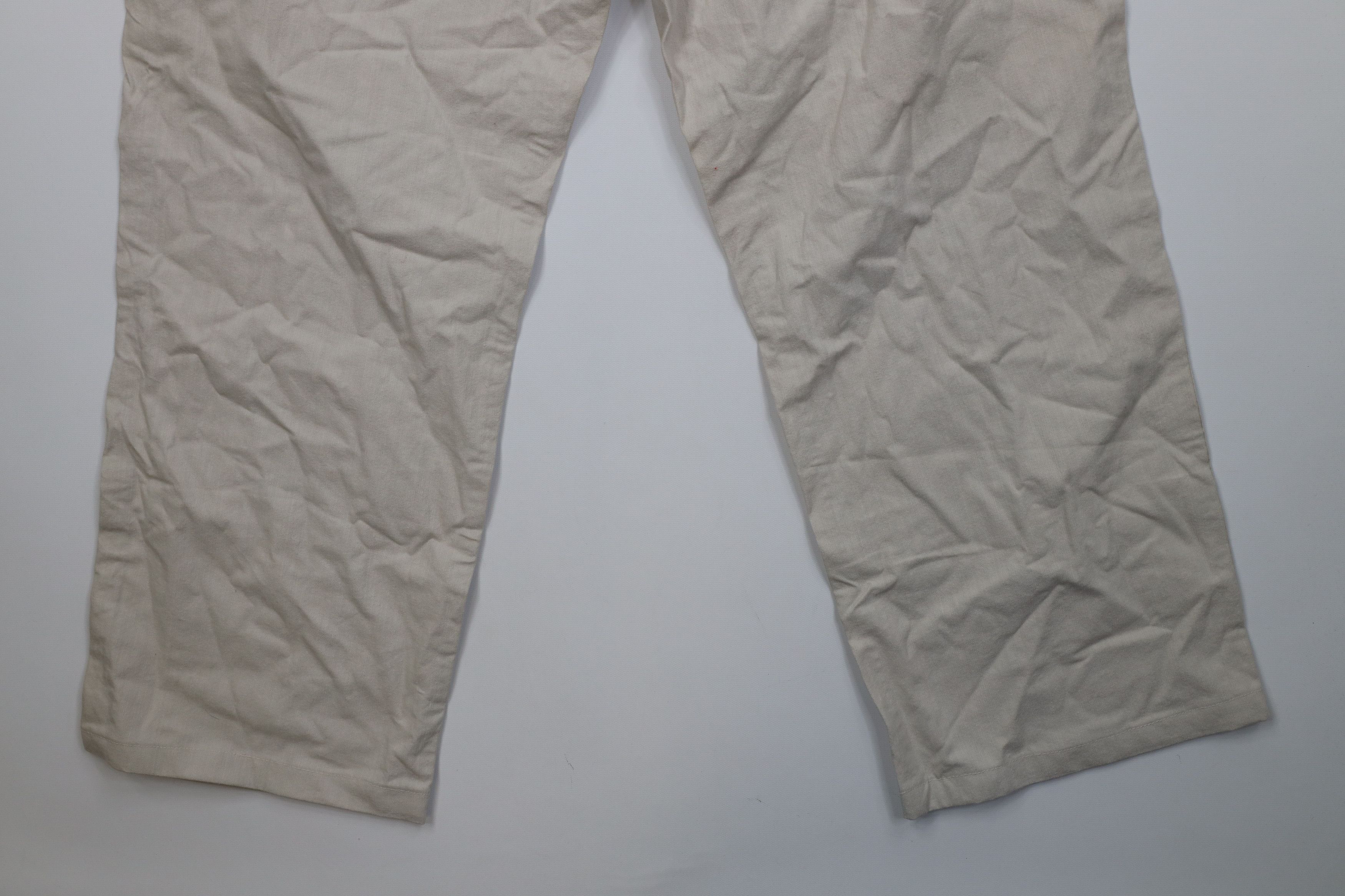 Gap Vintage Y2K 2001 Gap Fly Utility Wide Leg Pants Beige Cotton Size US 36 / EU 52 - 11 Thumbnail