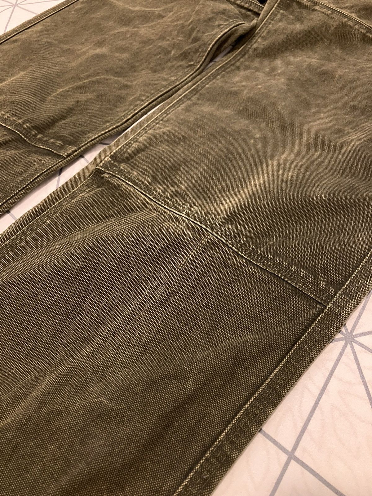 Carhartt × Vintage 🔥y2k double knee pants workwear swag Size US 35 - 4 Thumbnail