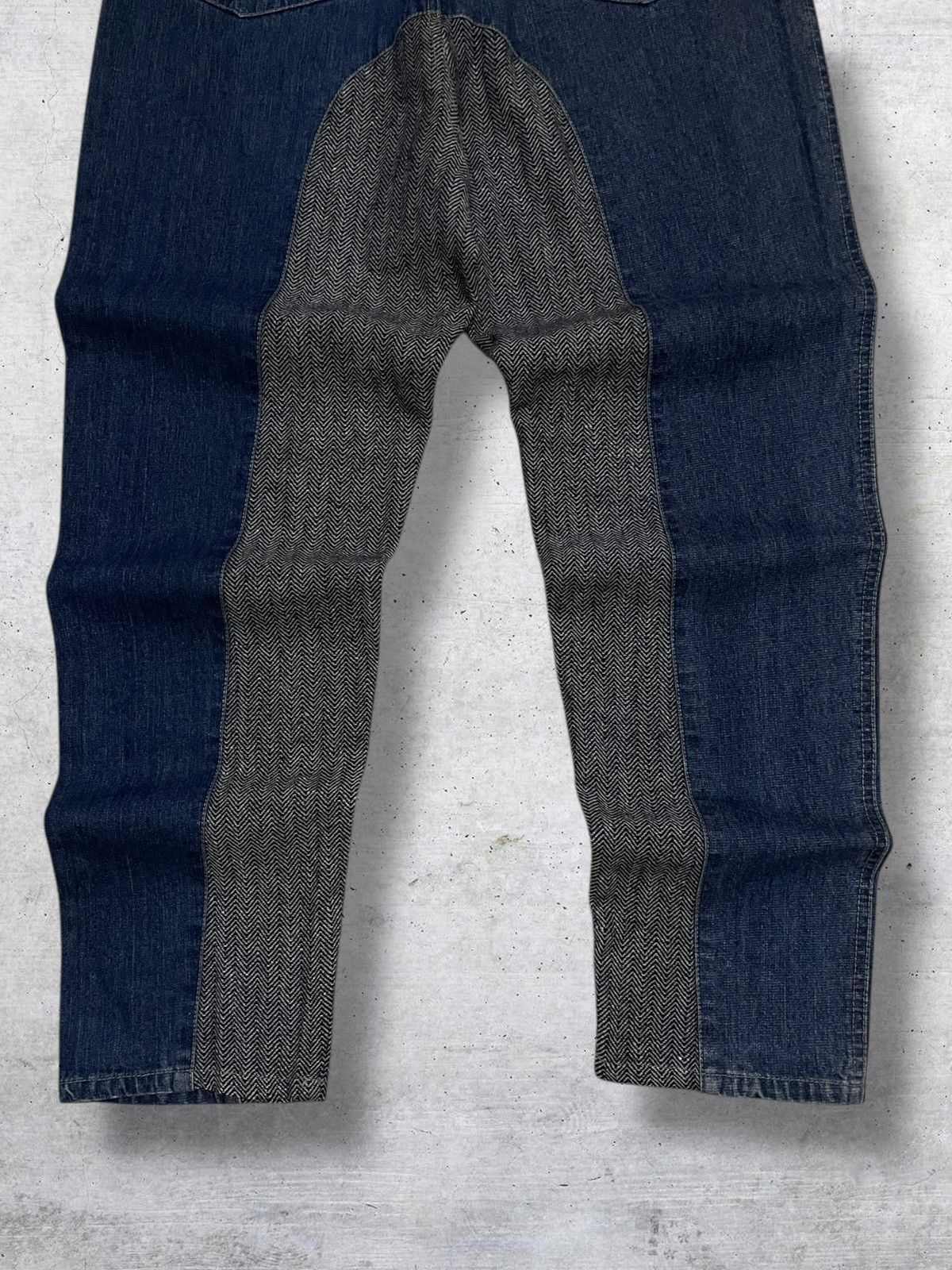 Japanese Brand VINTAGE DOUBLE LAYERED TWEED JAPAN DESIGNER AFIFTY TWO DENIM Size US 31 - 9 Thumbnail