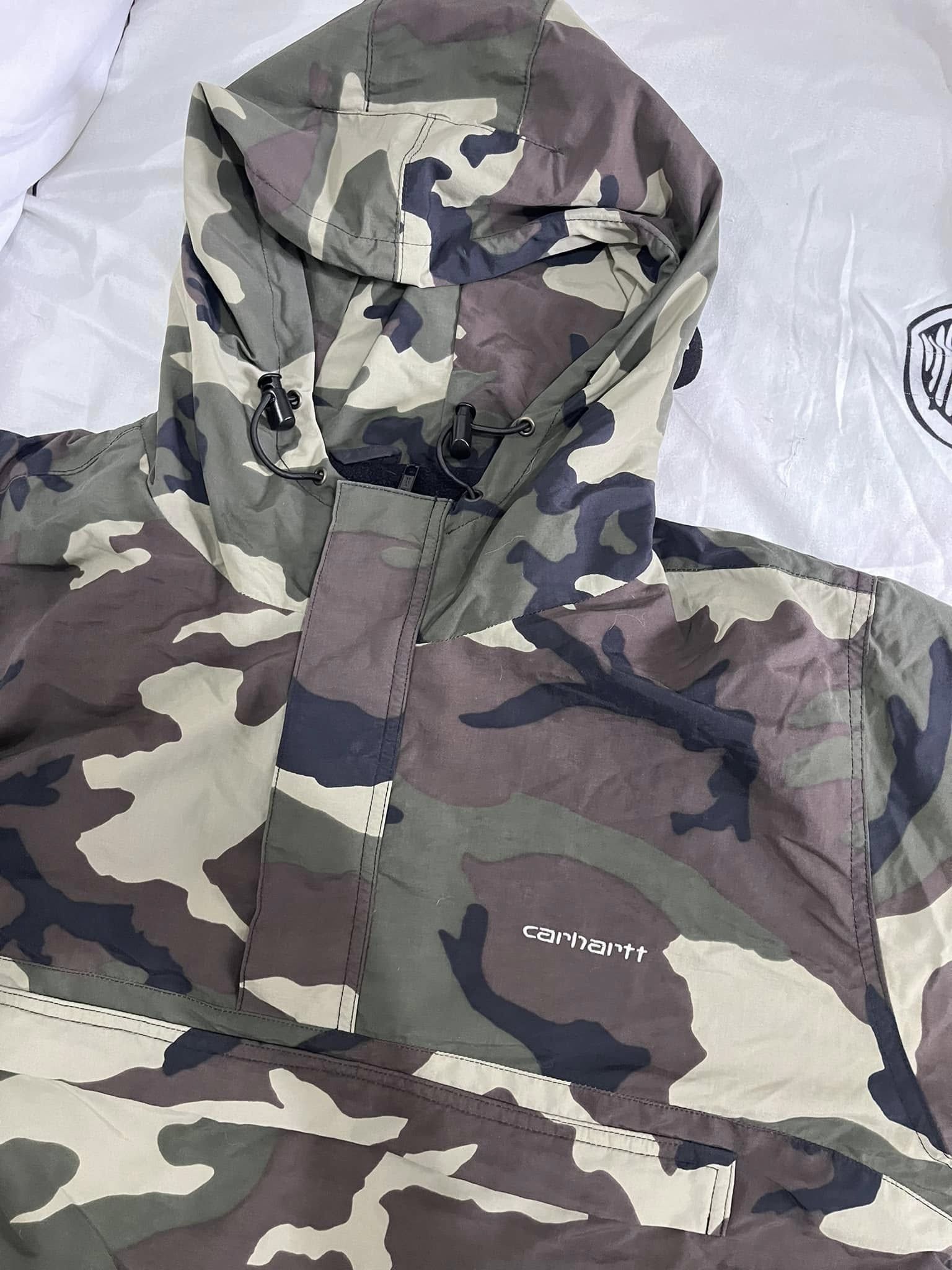 Carhartt OG Carhartt Camo Half Zip Pullover Jacket Size US XL / EU 56 / 4 - 2 Thumbnail