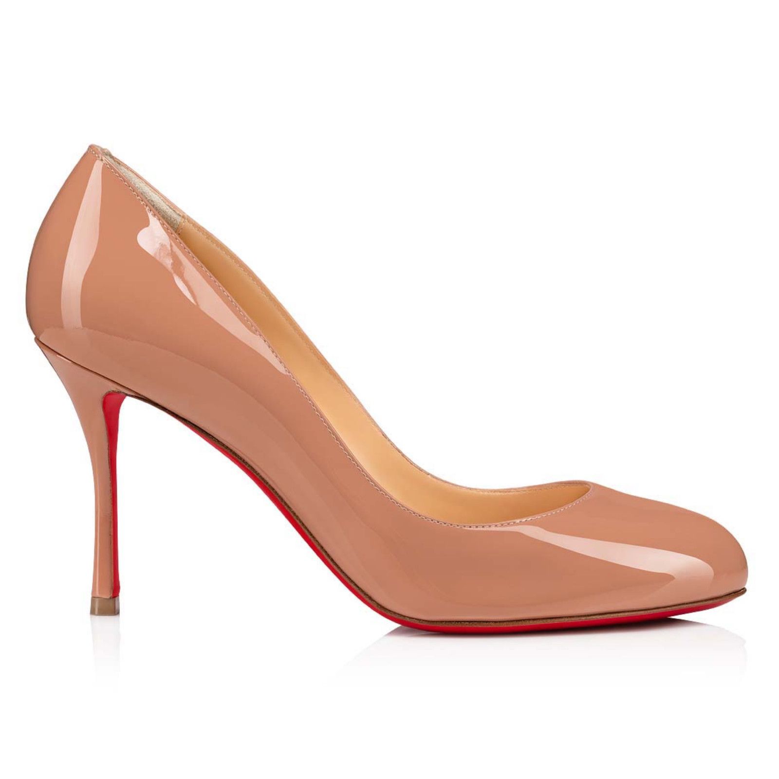 Christian Louboutin Christian Louboutin Dolly Pump 85 Blush Nude Heel 37.5 Size US 7.5 / IT 37.5 - 3 Thumbnail