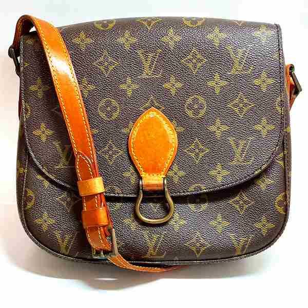 Louis Vuitton Louis Vuitton Saint Cloud Monogram Shoulder Bag Canvas Shoulder Bag M51242 in Brown, Women's