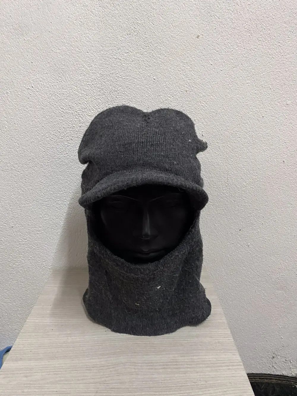 Japanese Brand Japanese Brand Balaclava Plain Beanie Hat Size ONE SIZE - 2 Thumbnail