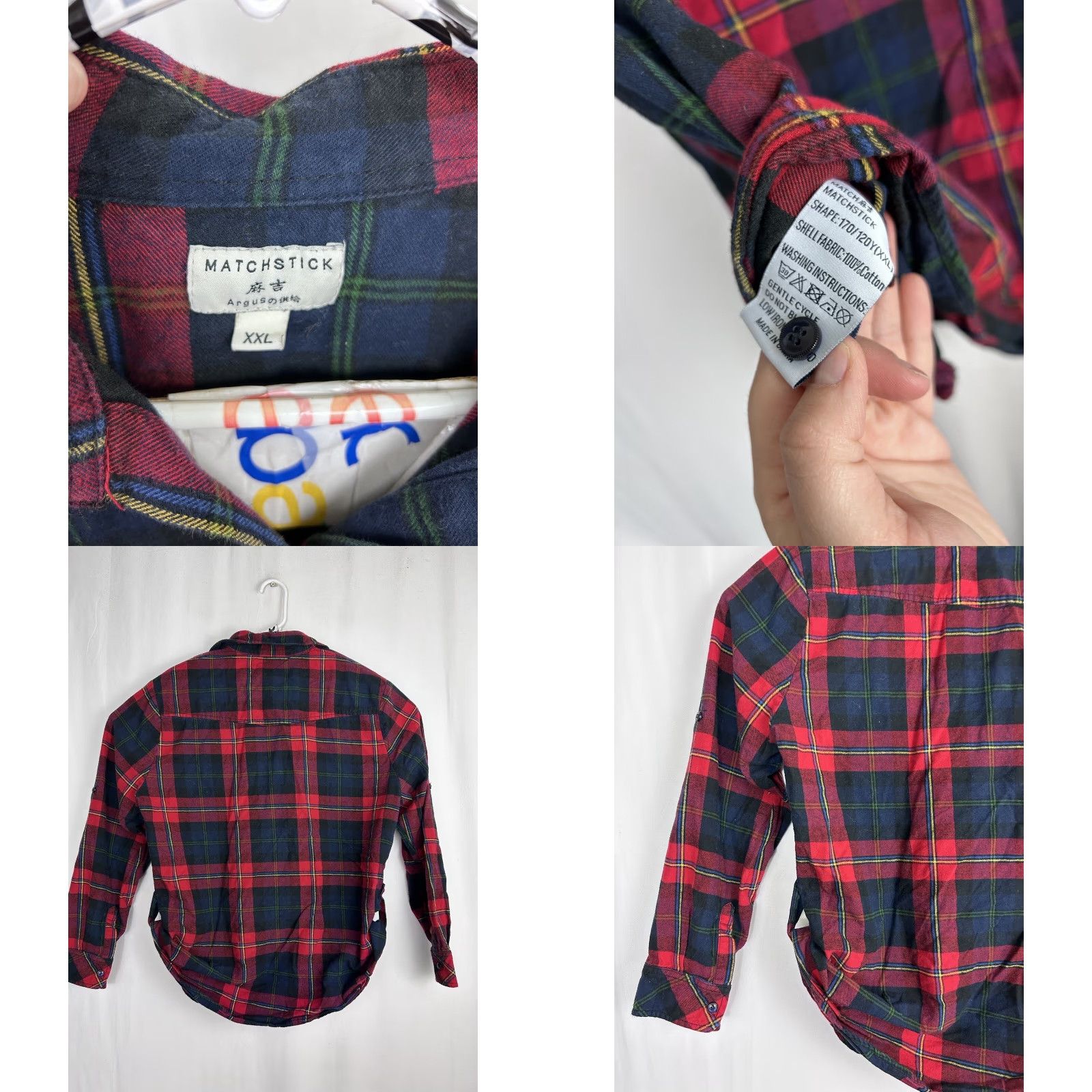 Vintage VINTAGE Matchstick Argus Womens 2XL Red Black Plaid Flannel Button-Up Shirt Casual Outdoor Pockets Womens Size XXL / US 16-18 / IT 52-54 - 8 Thumbnail