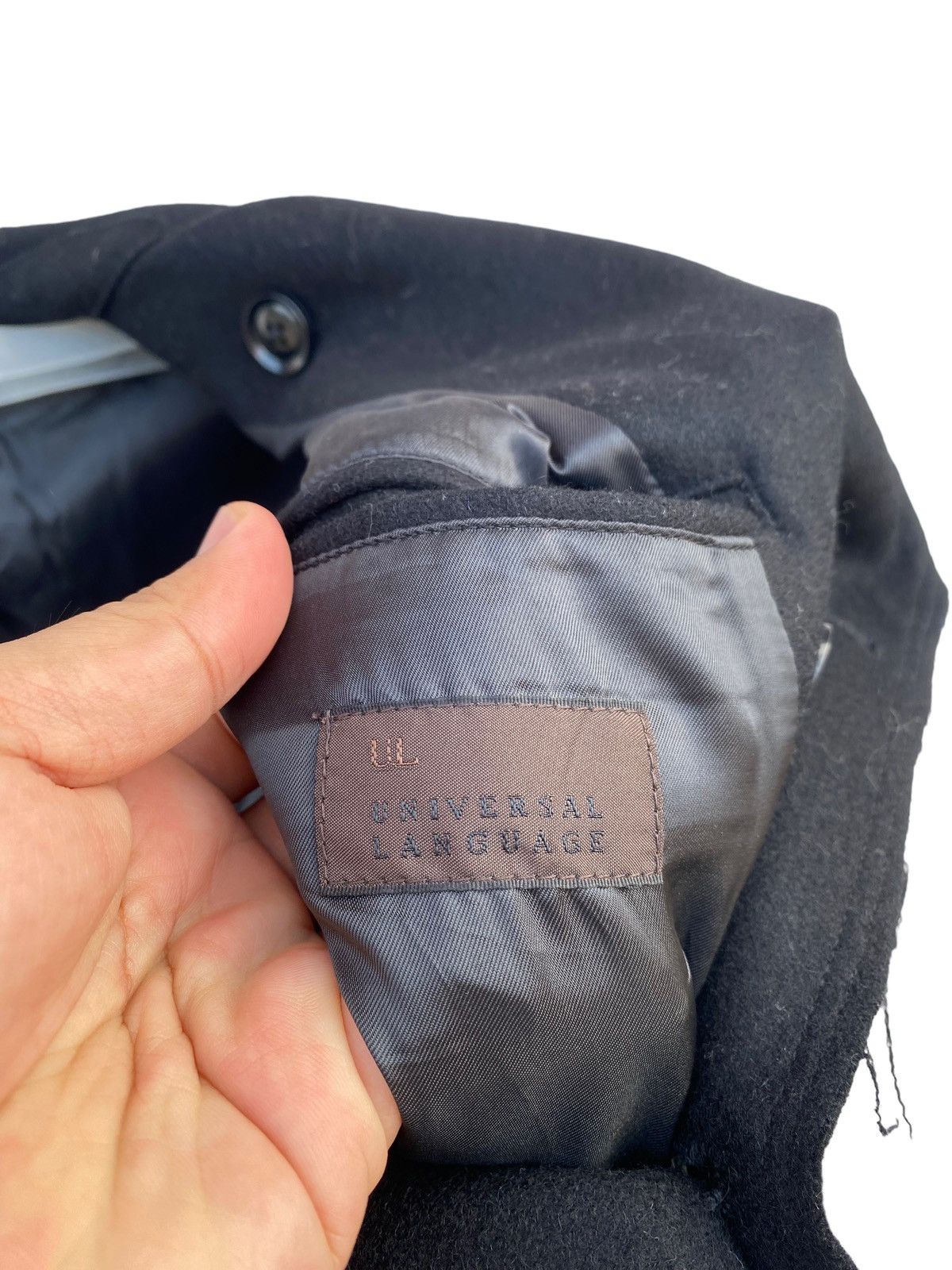 Japanese Brand Universal Language Double Breast Coat Size US M / EU 48-50 / 2 - 4 Thumbnail